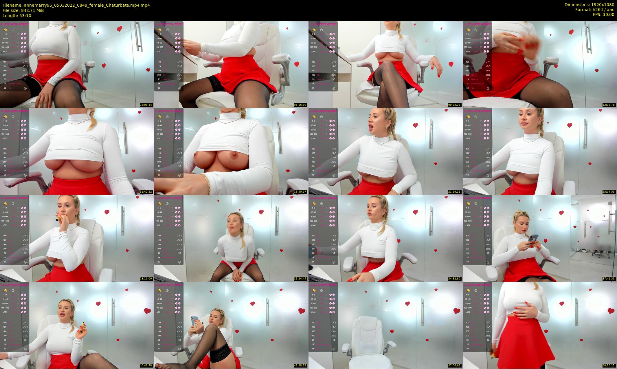 annemarry96 — 54 minute Chaturbate female cam show recording, 1080p, Mar 5, 2022