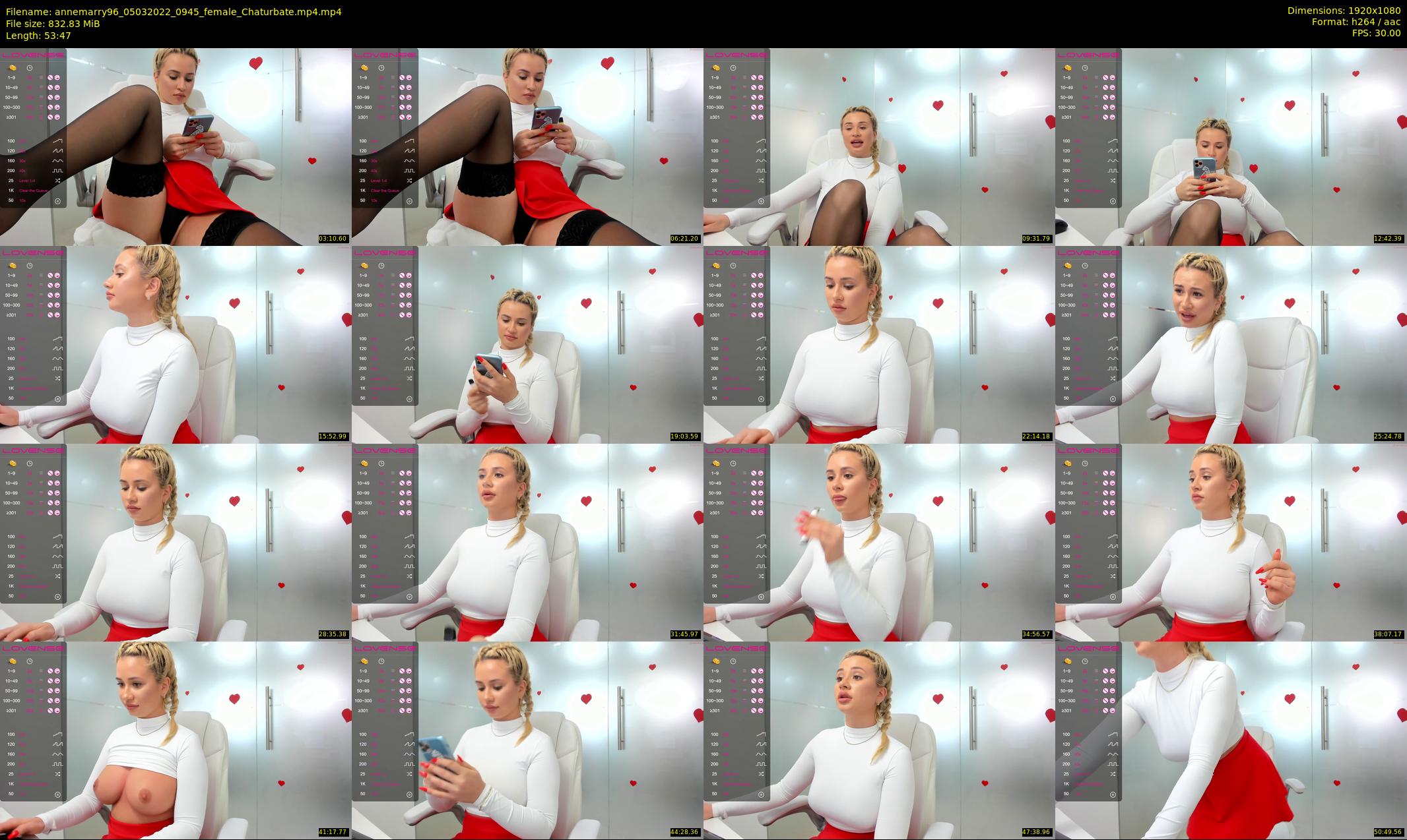 annemarry96 — 54 minute Chaturbate female cam show recording, 1080p, Mar 5, 2022