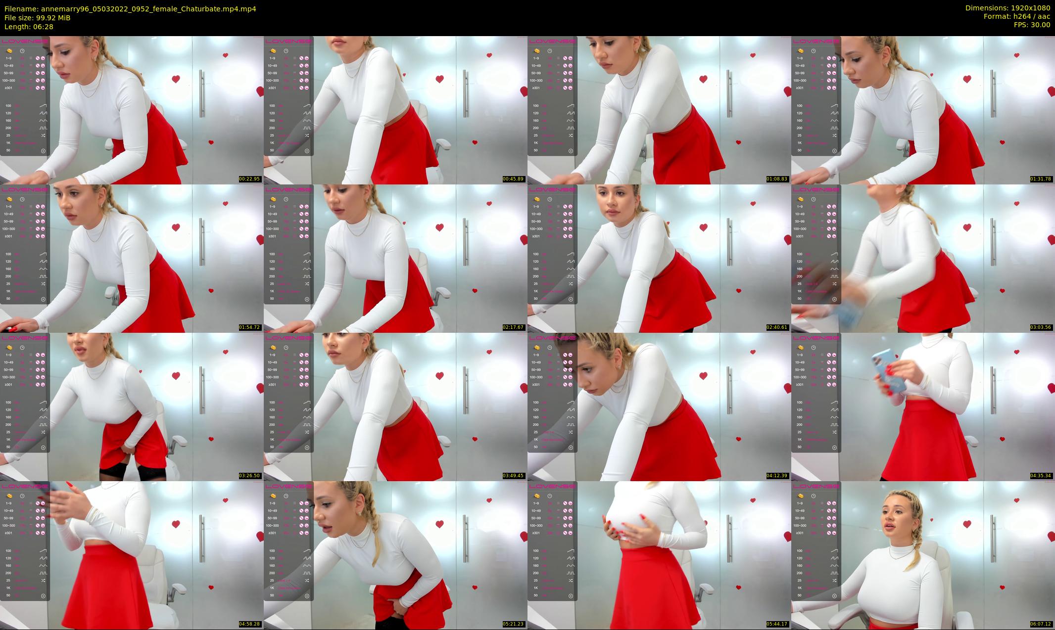 annemarry96 — 7 minute Chaturbate female cam show recording, 1080p, Mar 5, 2022