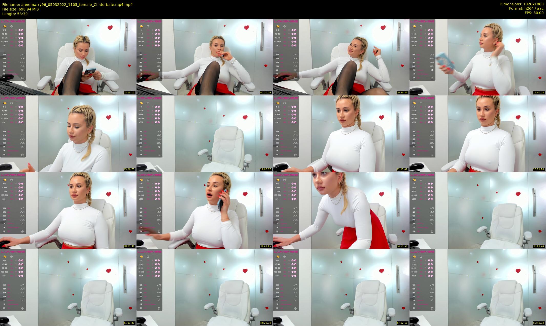annemarry96 — 54 minute Chaturbate female cam show recording, 1080p, Mar 5, 2022