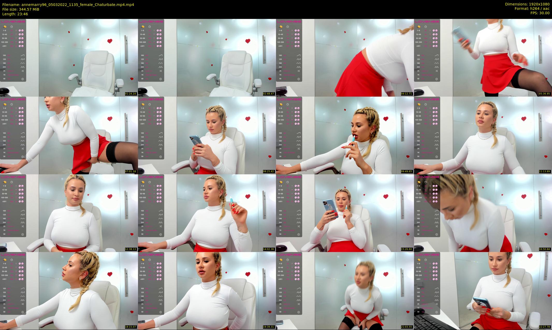annemarry96 — 24 minute Chaturbate female cam show recording, 1080p, Mar 5, 2022
