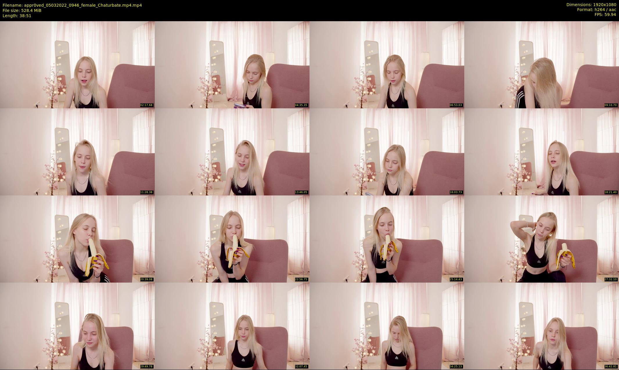 appr0ved — 39 minute Chaturbate female cam show recording, 1080p, Mar 5, 2022