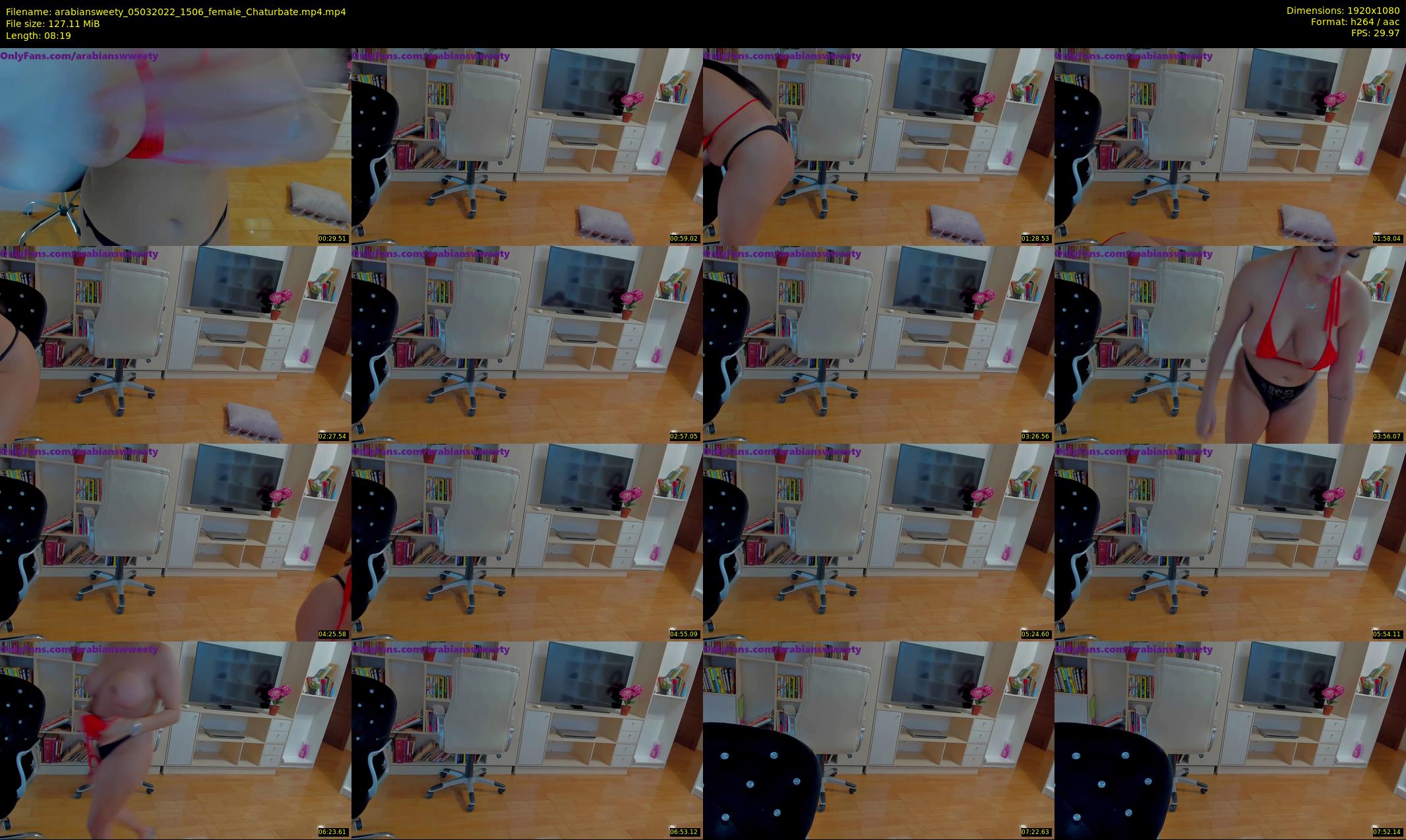 arabiansweety — 9 minute Chaturbate female cam show recording, 1080p, Mar 5, 2022