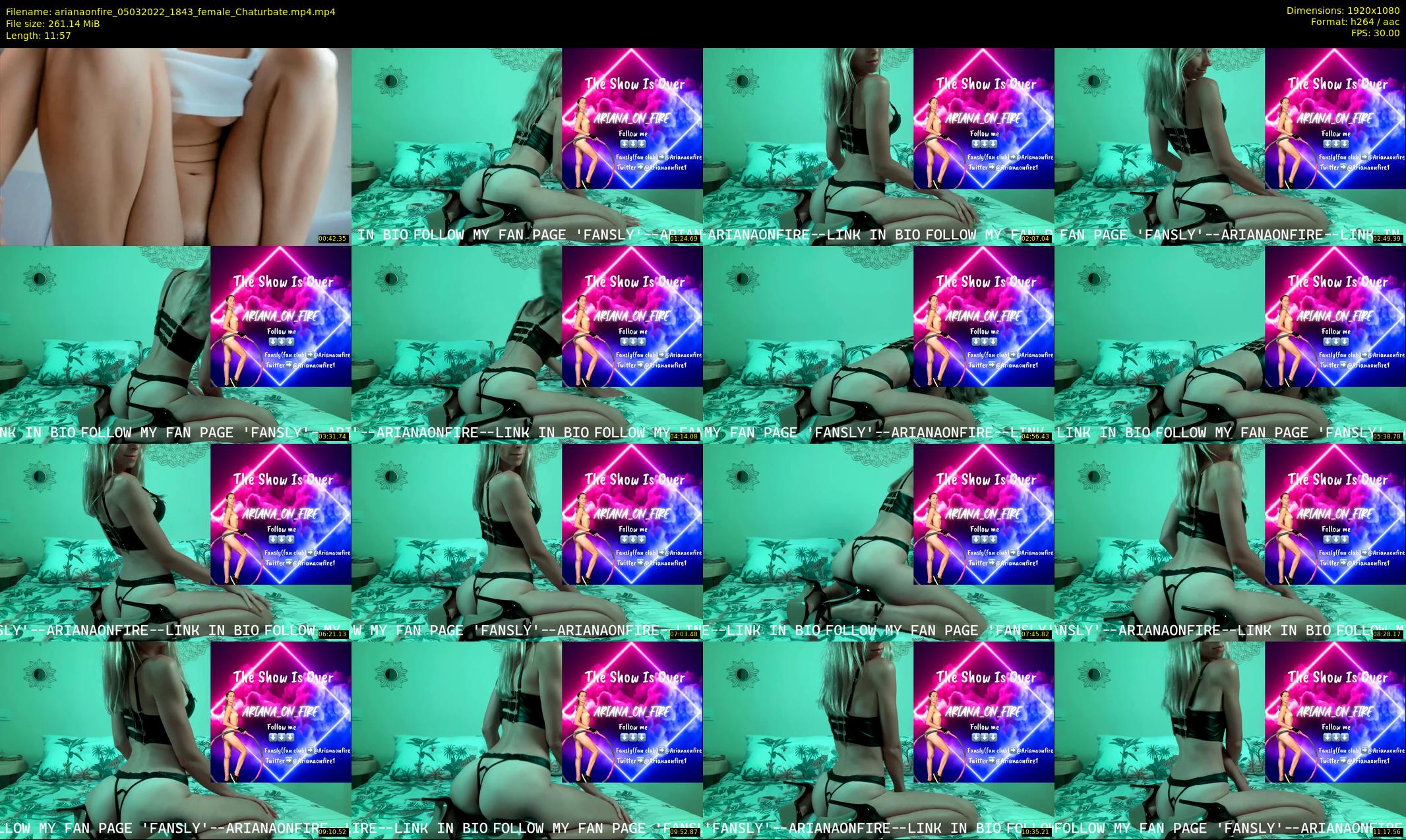 arianaonfire — 12 minute Chaturbate couple cam show recording, 1080p, Mar 5, 2022
