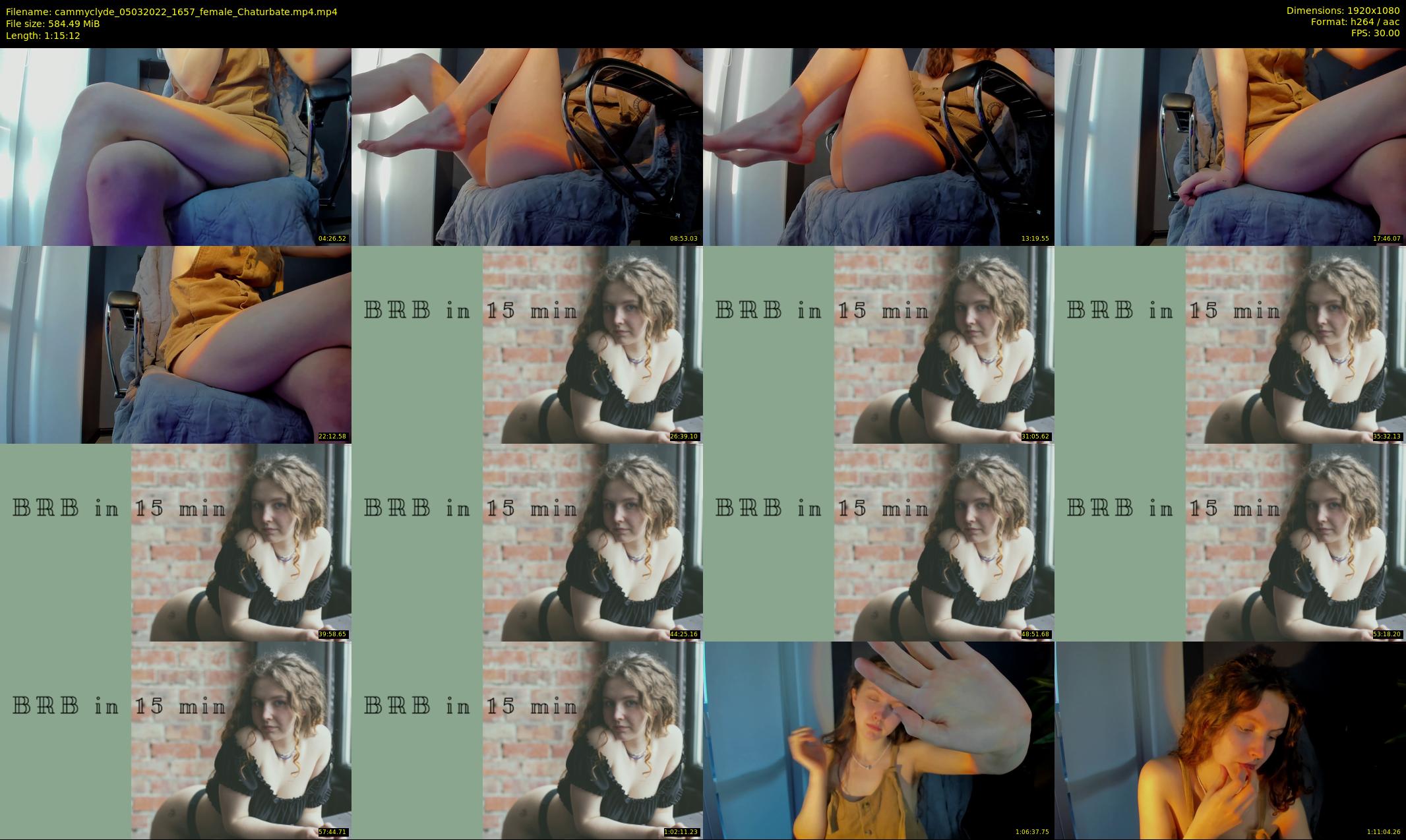 cammyclyde — 76 minute Chaturbate female cam show recording, 1080p, Mar 5, 2022