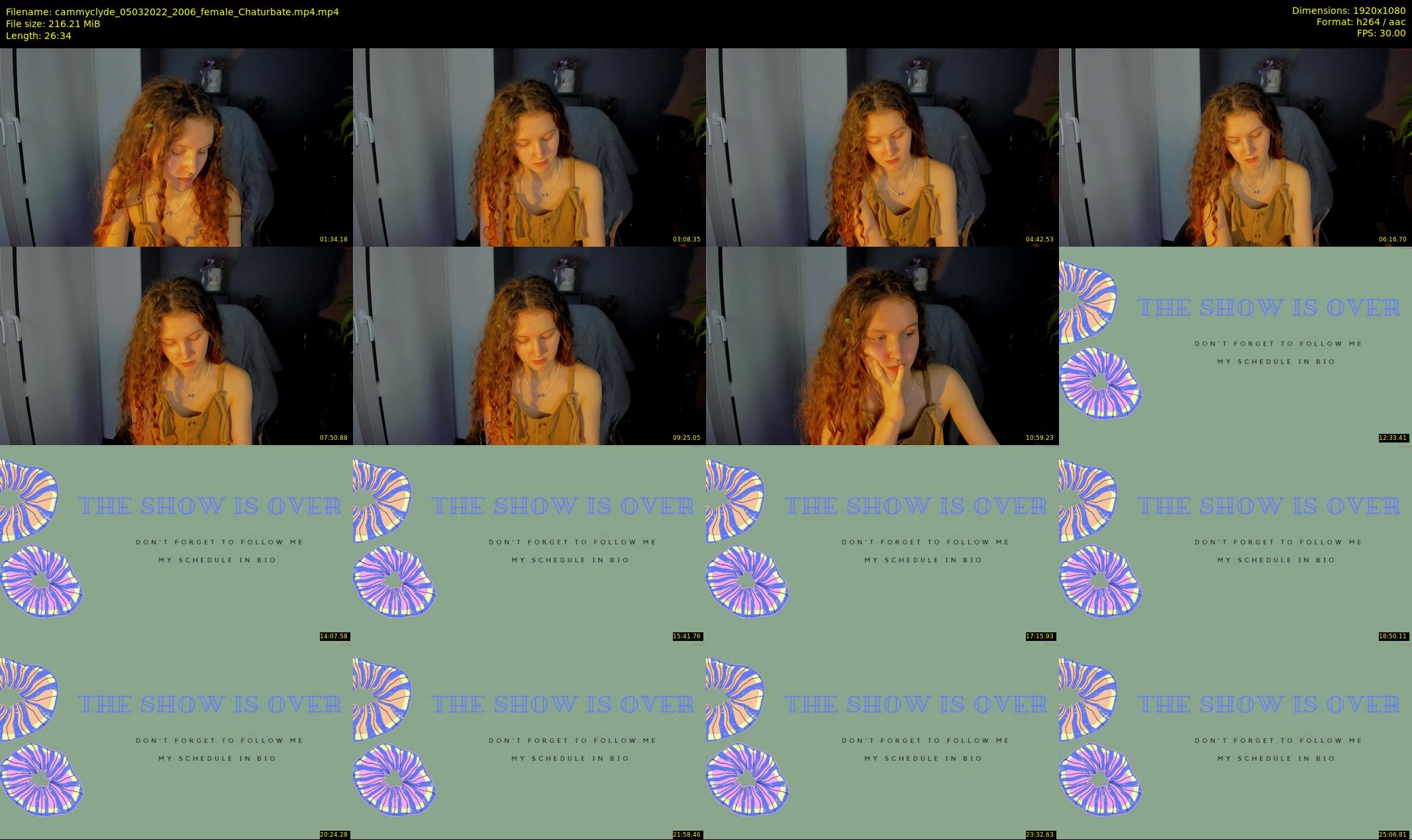 cammyclyde — 27 minute Chaturbate female cam show recording, 1080p, Mar 5, 2022