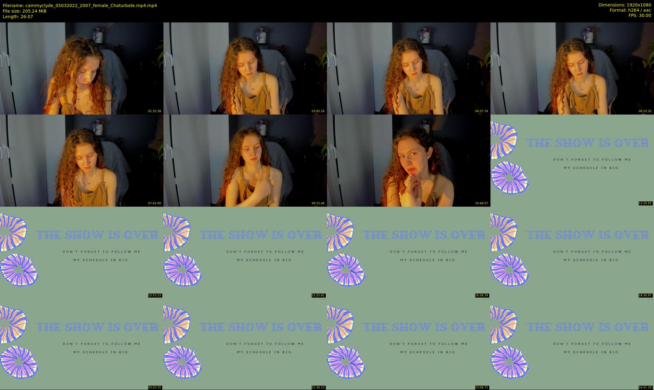 cammyclyde — 27 minute Chaturbate female cam show recording, 1080p, Mar 5, 2022
