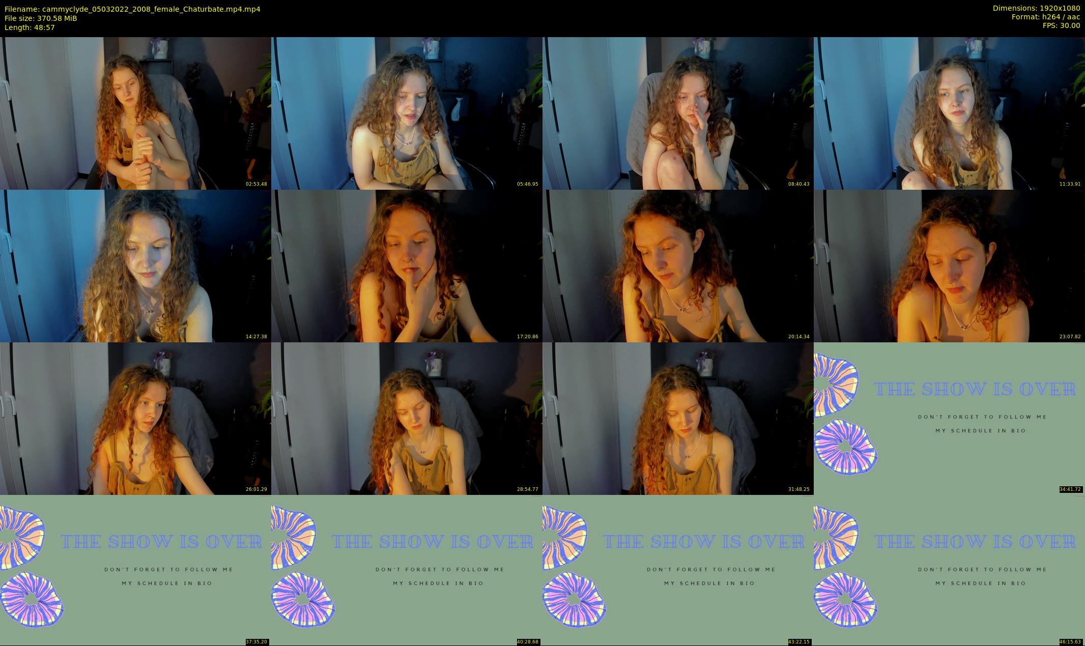 cammyclyde — 49 minute Chaturbate female cam show recording, 1080p, Mar 5, 2022