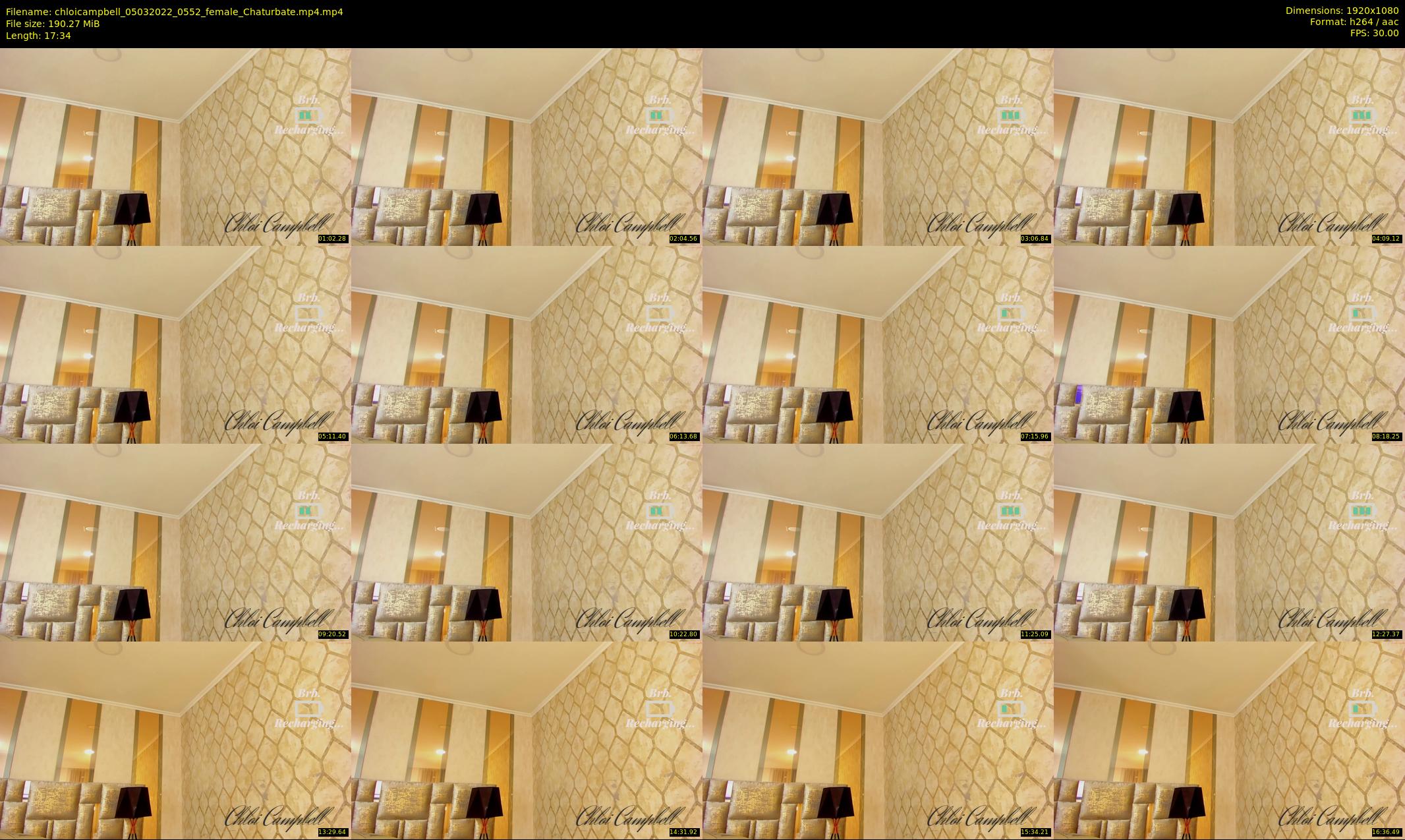 chloicampbell — 18 minute Chaturbate female cam show recording, 1080p, Mar 5, 2022