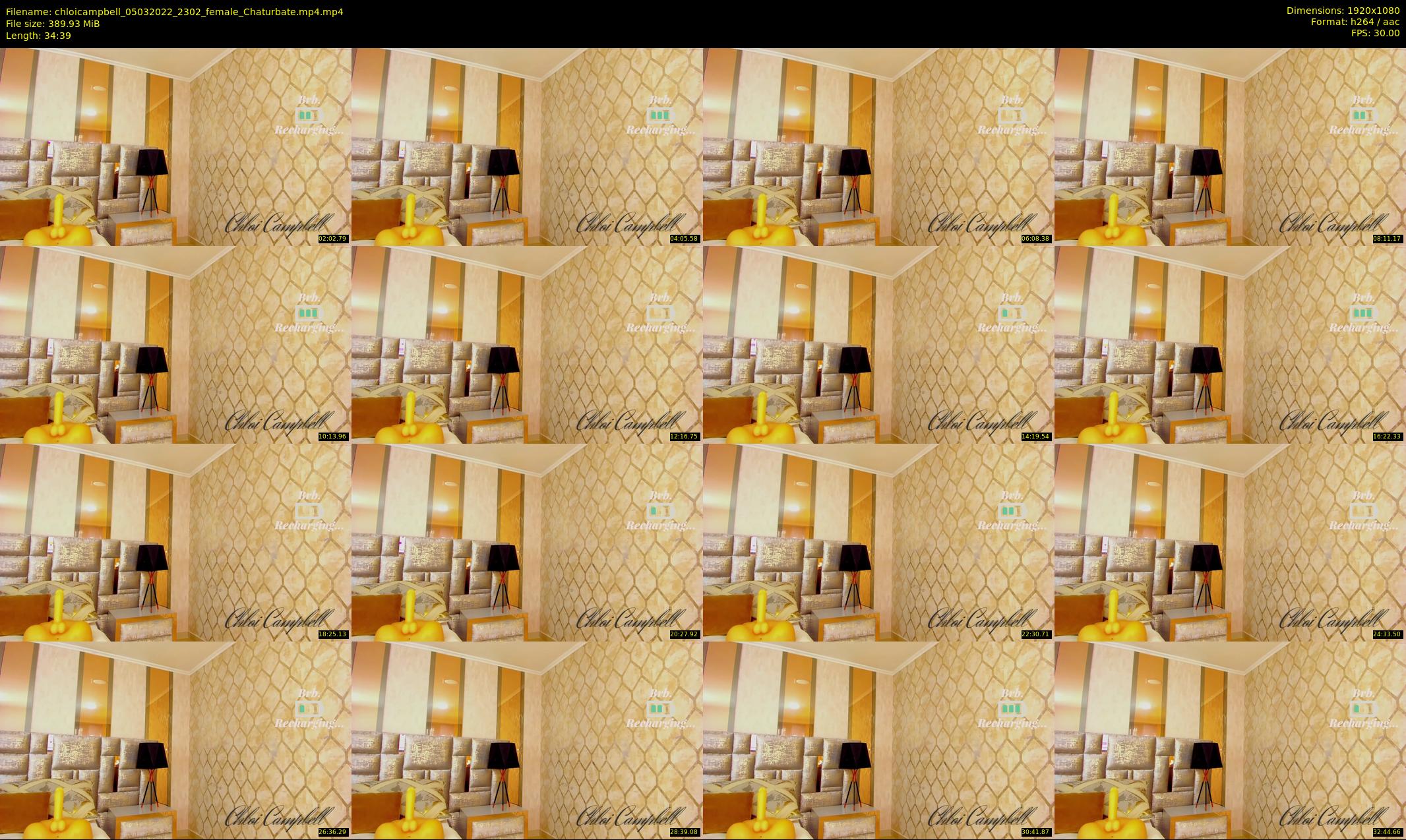 chloicampbell — 35 minute Chaturbate female cam show recording, 1080p, Mar 5, 2022