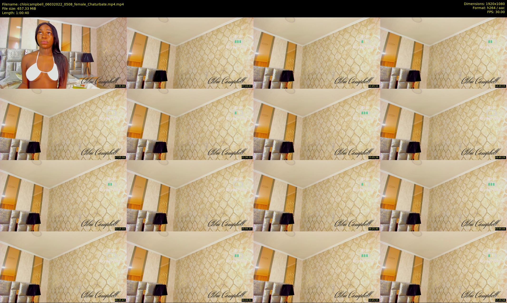 chloicampbell — 61 minute Chaturbate female cam show recording, 1080p, Mar 6, 2022
