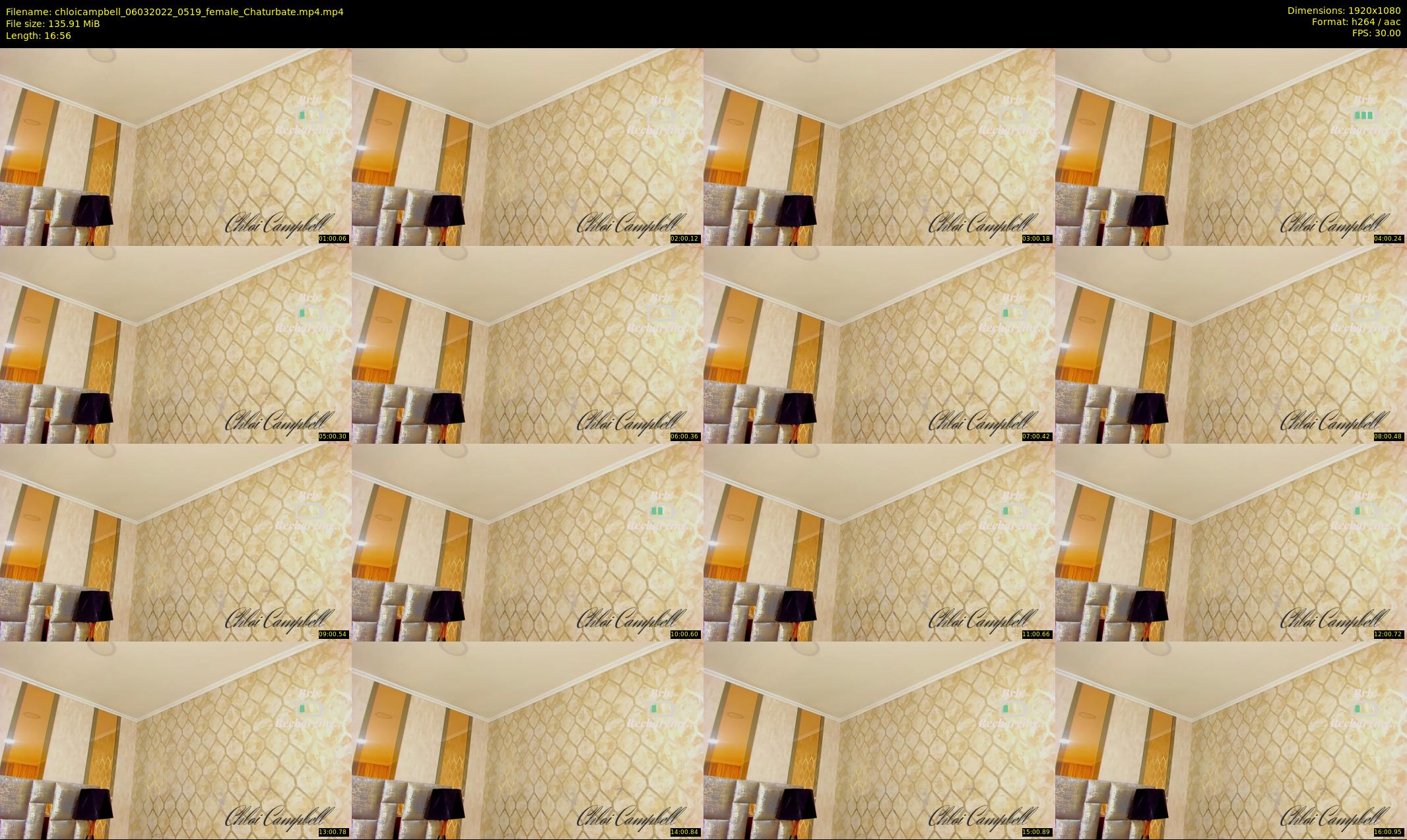 chloicampbell — 17 minute Chaturbate female cam show recording, 1080p, Mar 6, 2022