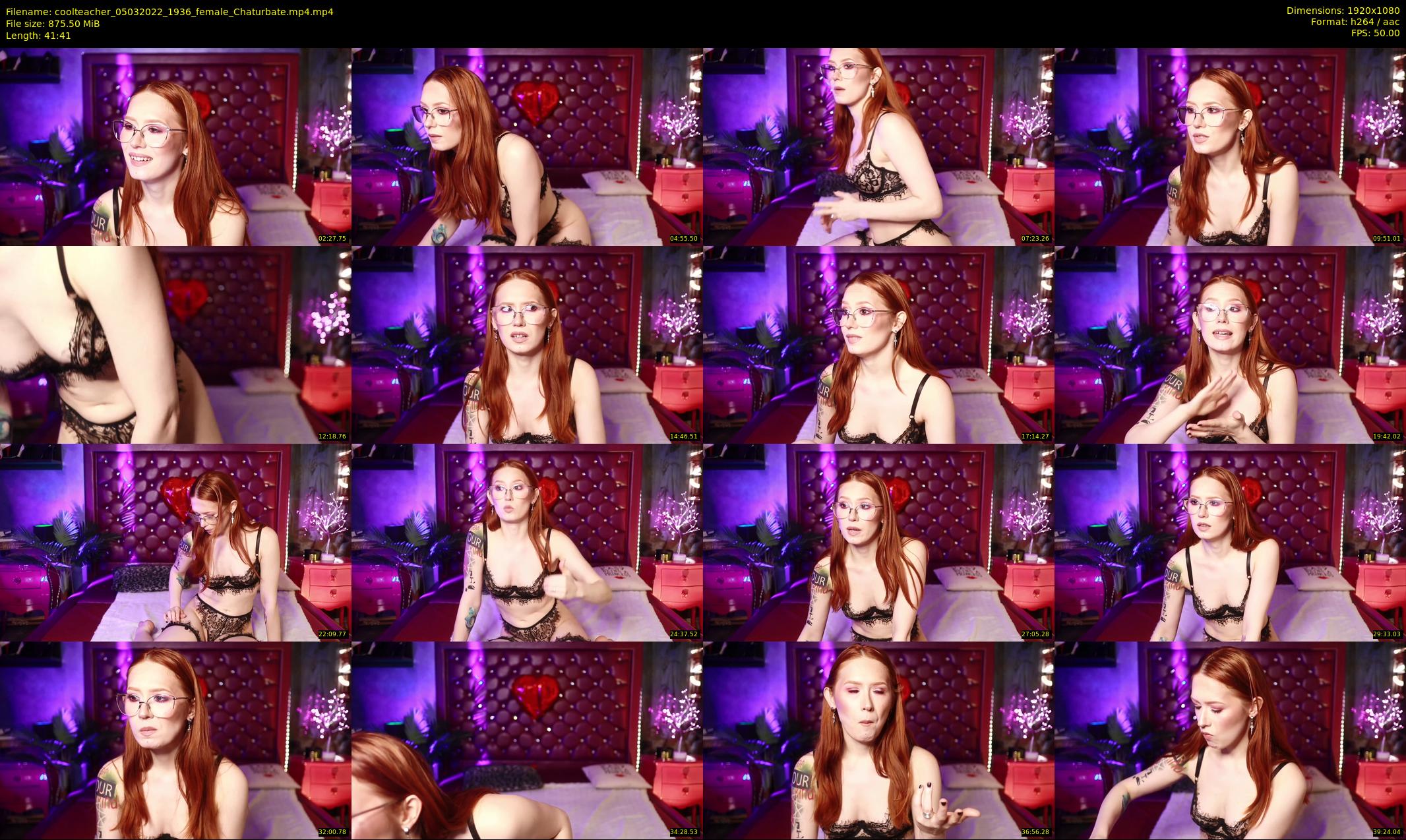 coolteacher — 42 minute Chaturbate female cam show recording, 1080p, Mar 5, 2022