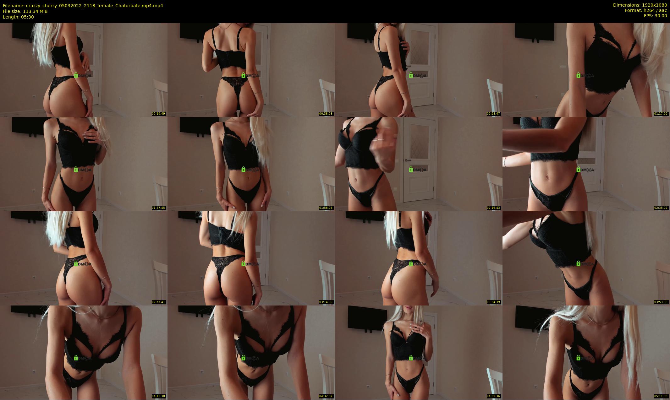 crazzy_cherry — 6 minute Chaturbate female cam show recording, 1080p, Mar 5, 2022