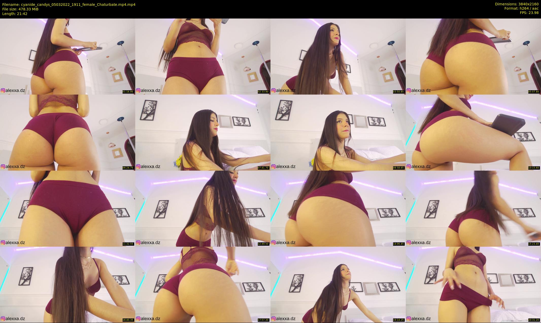 cyanide_candys — 22 minute Chaturbate female cam show recording, 4K, Mar 5, 2022