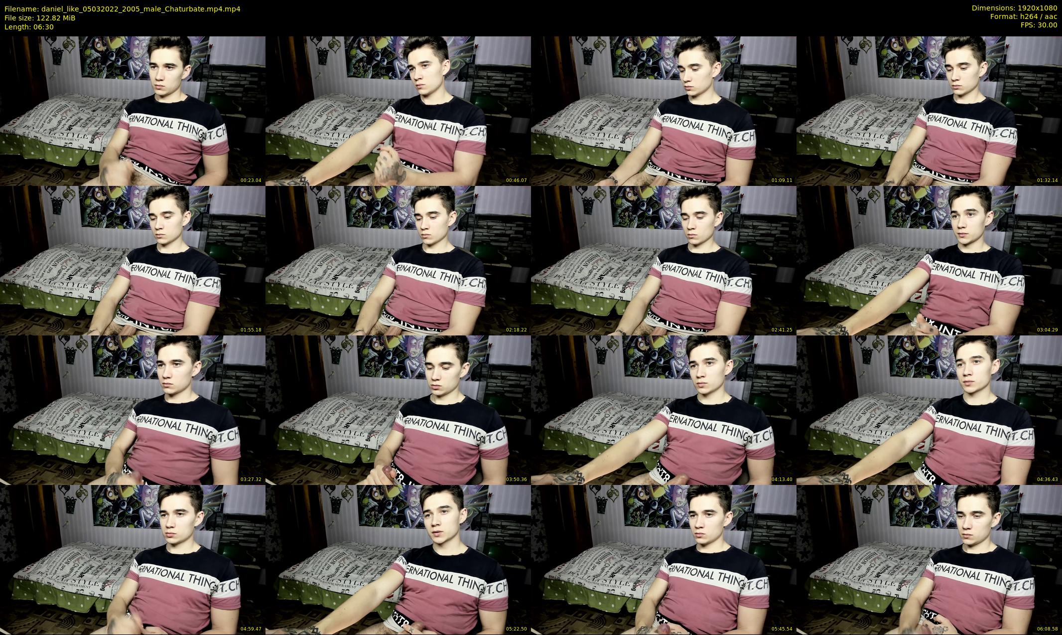 daniel_like — 7 minute Chaturbate male cam show recording, 1080p, Mar 5, 2022