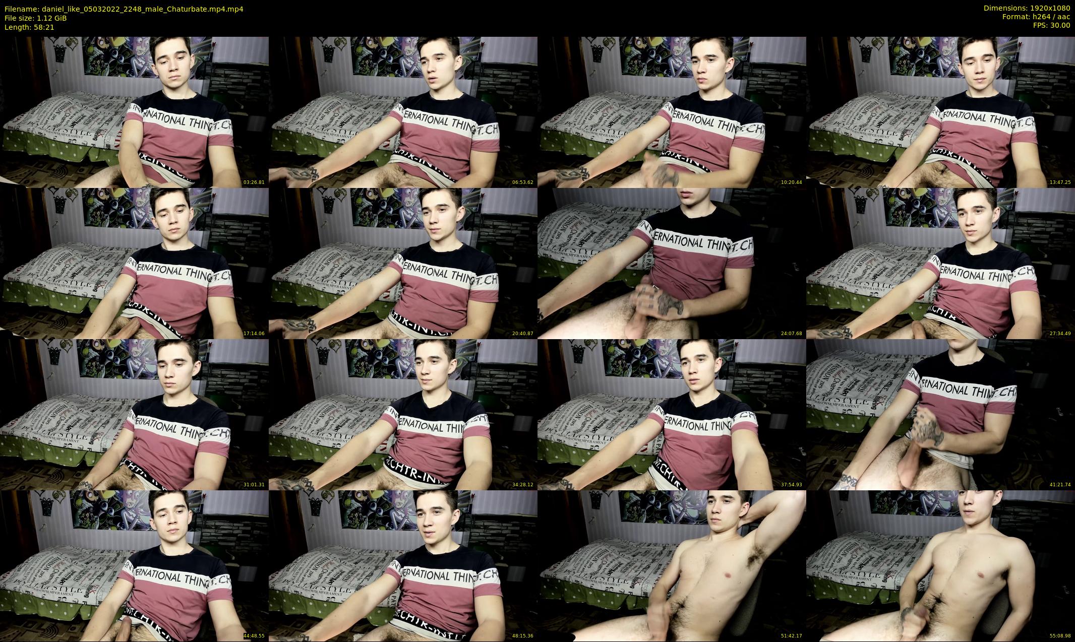 daniel_like — 59 minute Chaturbate male cam show recording, 1080p, Mar 5, 2022