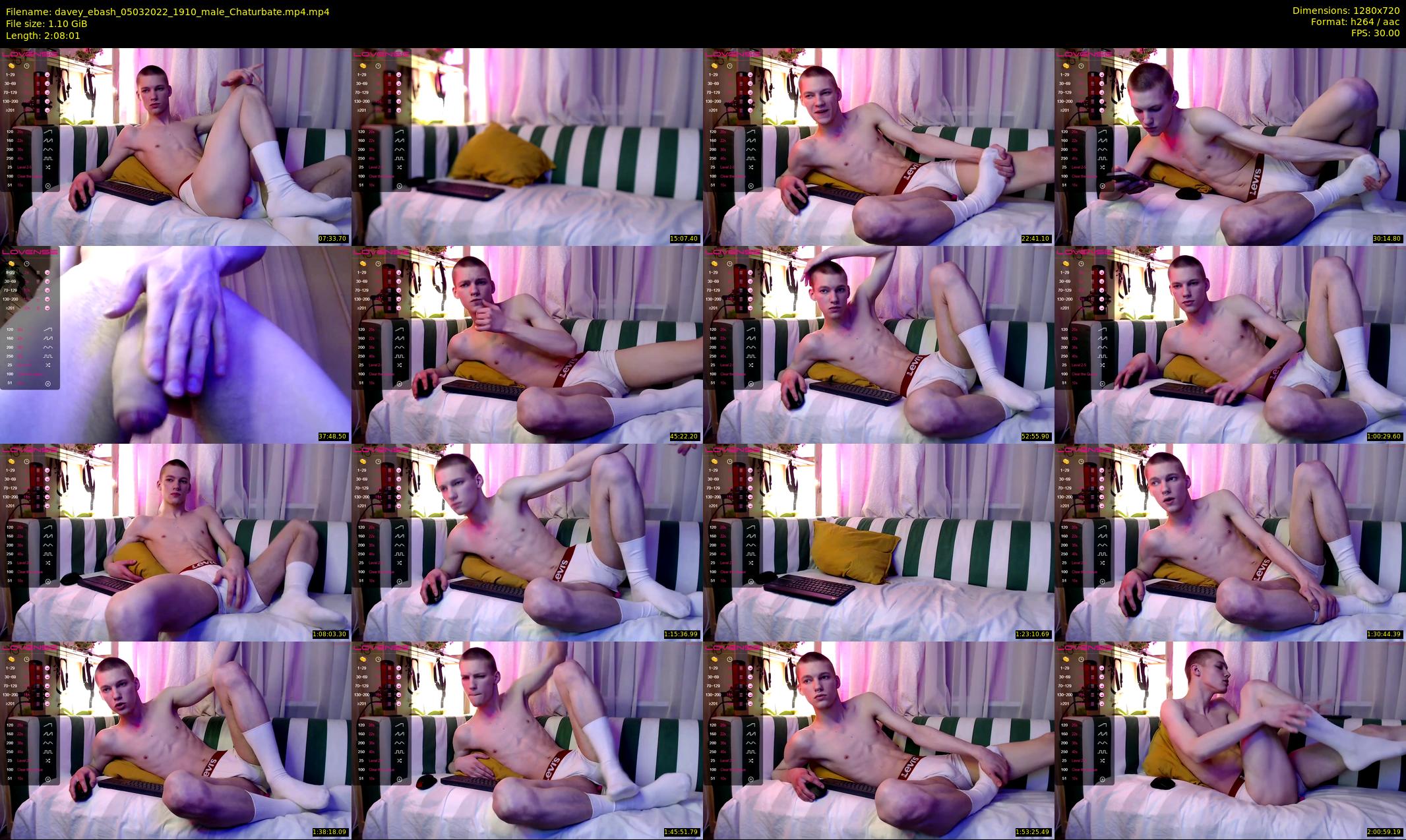 davey_ebash — 129 minute Chaturbate male cam show recording, 720p, Mar 5, 2022