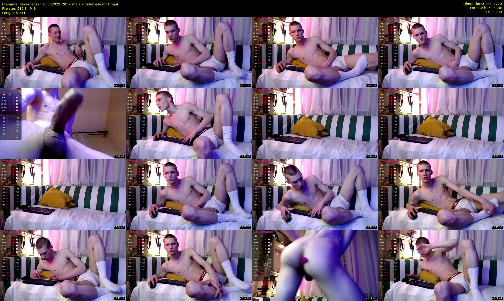 davey_ebash — 52 minute Chaturbate male cam show recording, 720p, Mar 5, 2022