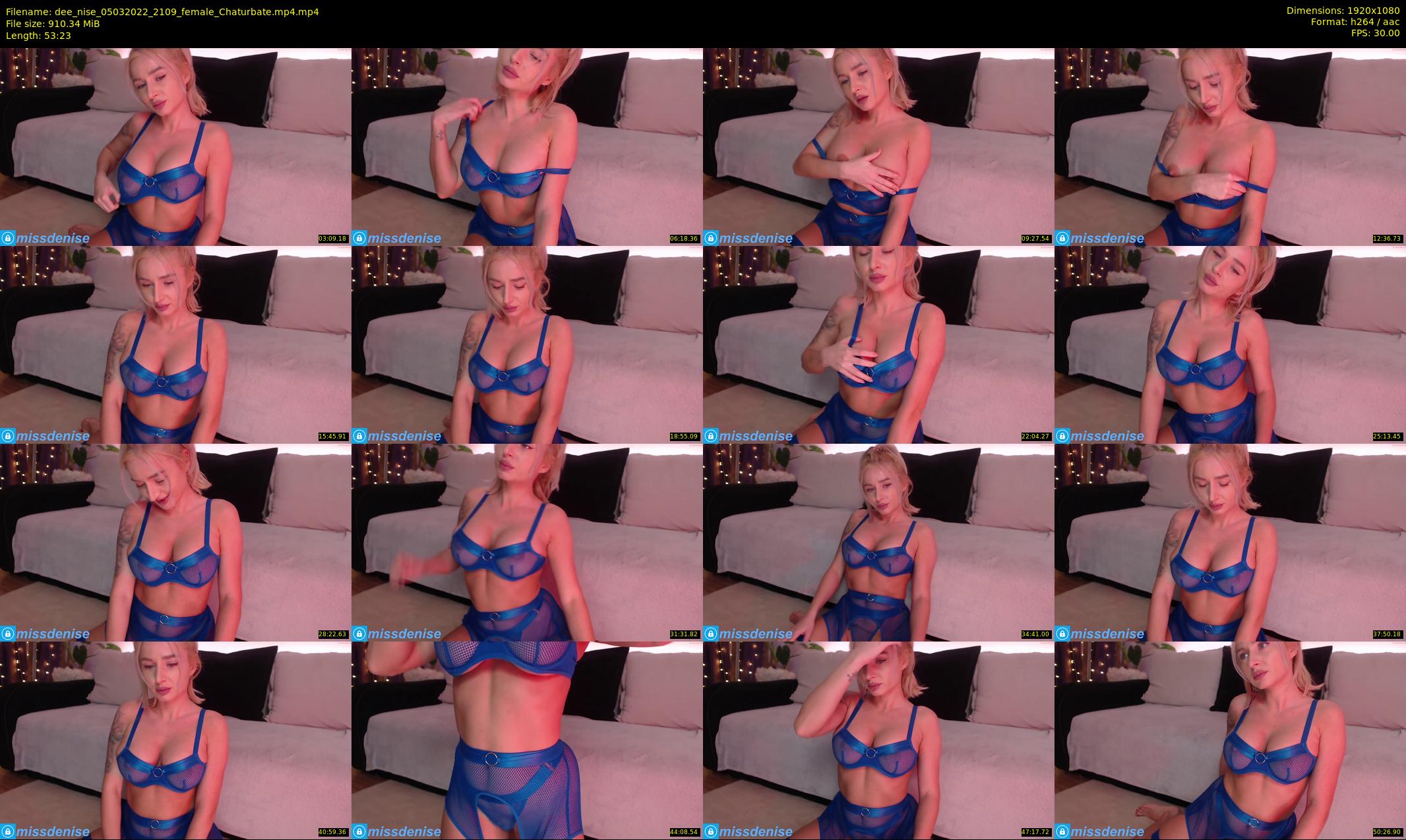 dee_nise — 54 minute Chaturbate female cam show recording, 1080p, Mar 5, 2022