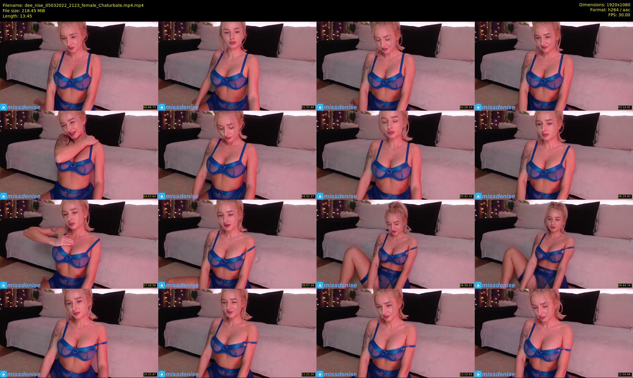 dee_nise — 14 minute Chaturbate female cam show recording, 1080p, Mar 5, 2022