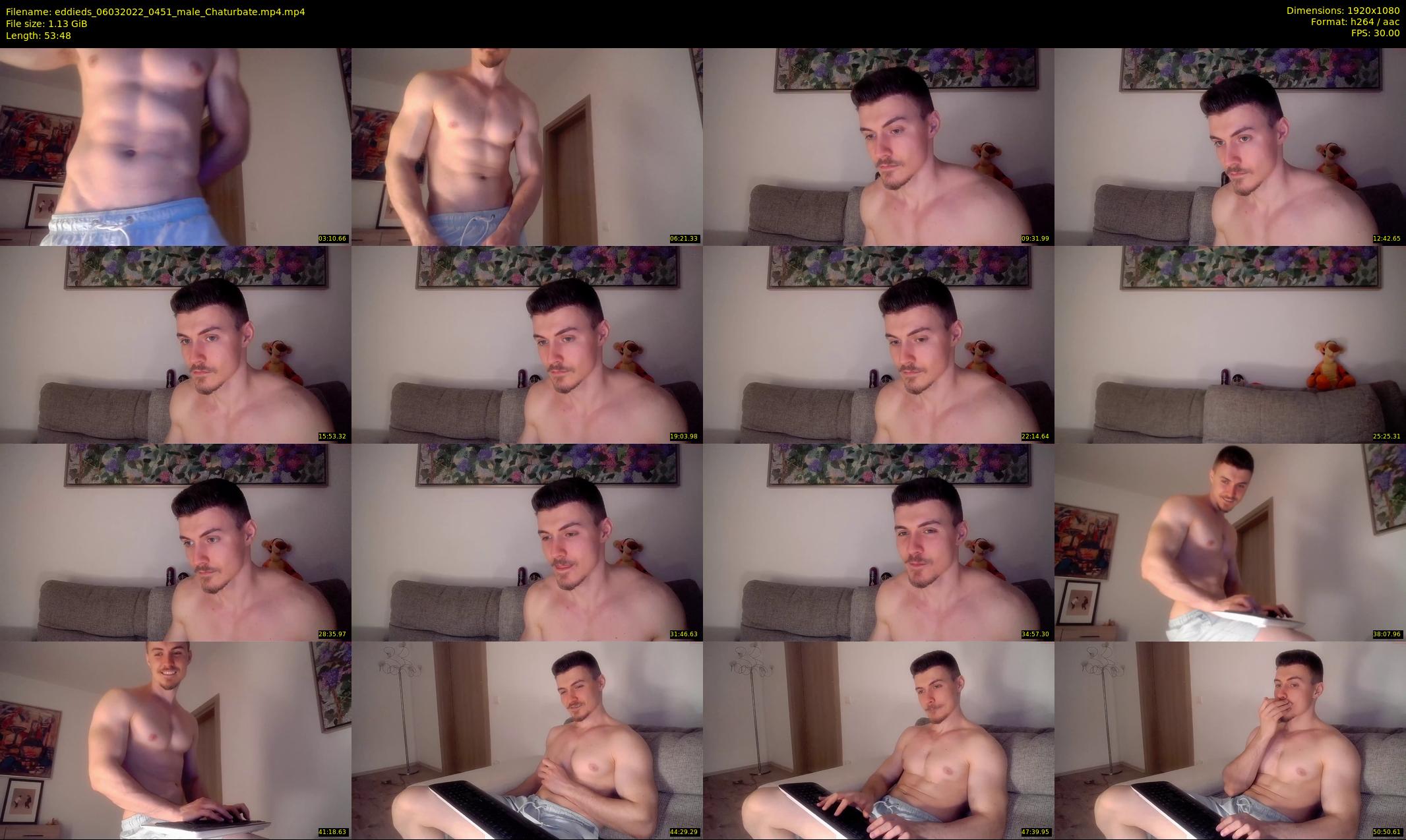 eddieds — 54 minute Chaturbate male cam show recording, 1080p, Mar 6, 2022
