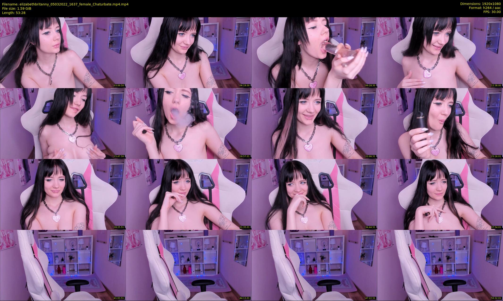 elizabethbritanny — 54 minute Chaturbate female cam show recording, 1080p, Mar 5, 2022