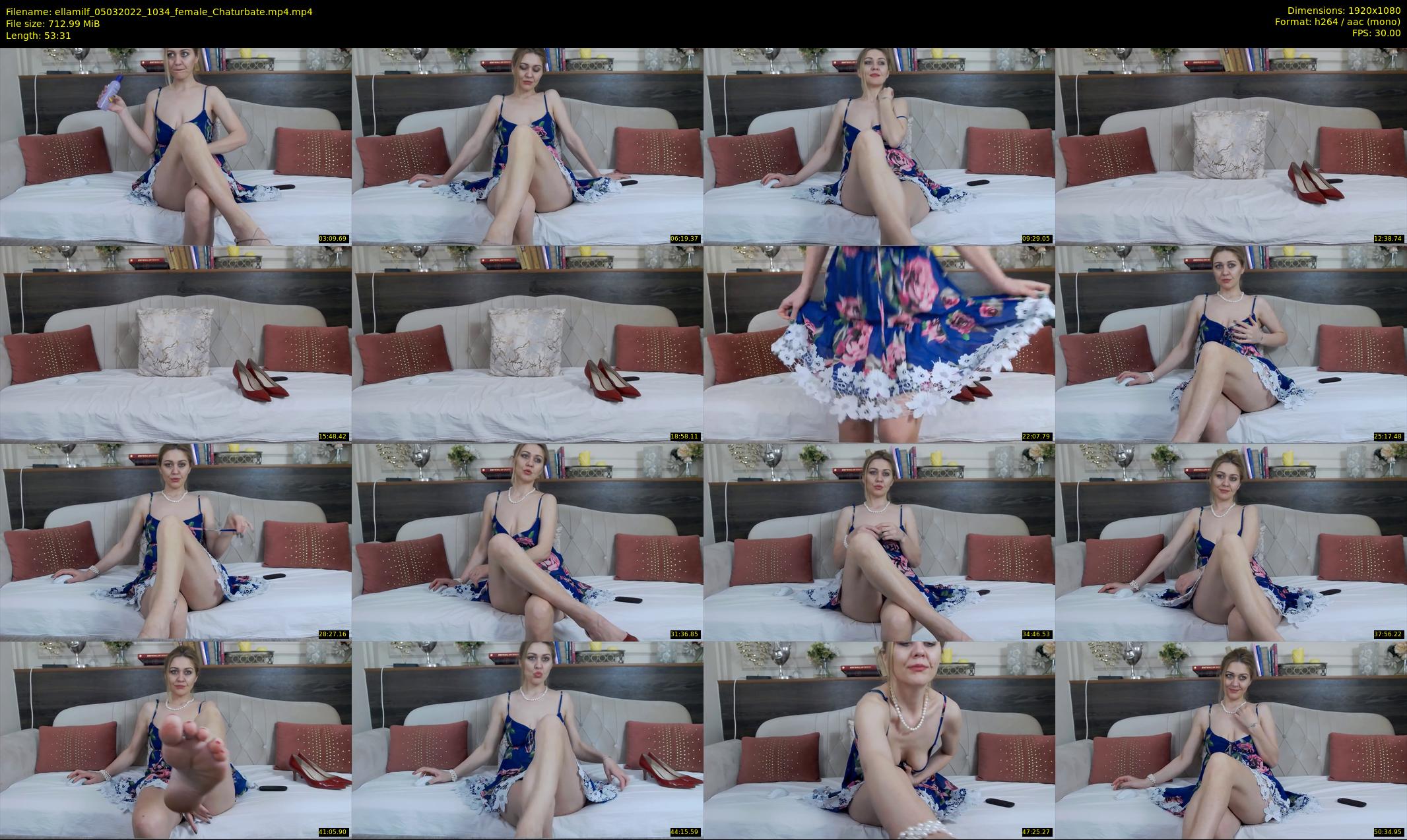 ellamilf — 54 minute Chaturbate female cam show recording, 1080p, Mar 5, 2022