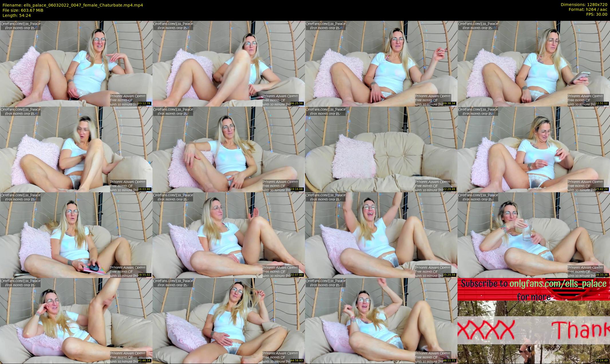 ells_palace — 55 minute Chaturbate female cam show recording, 720p, Mar 6, 2022
