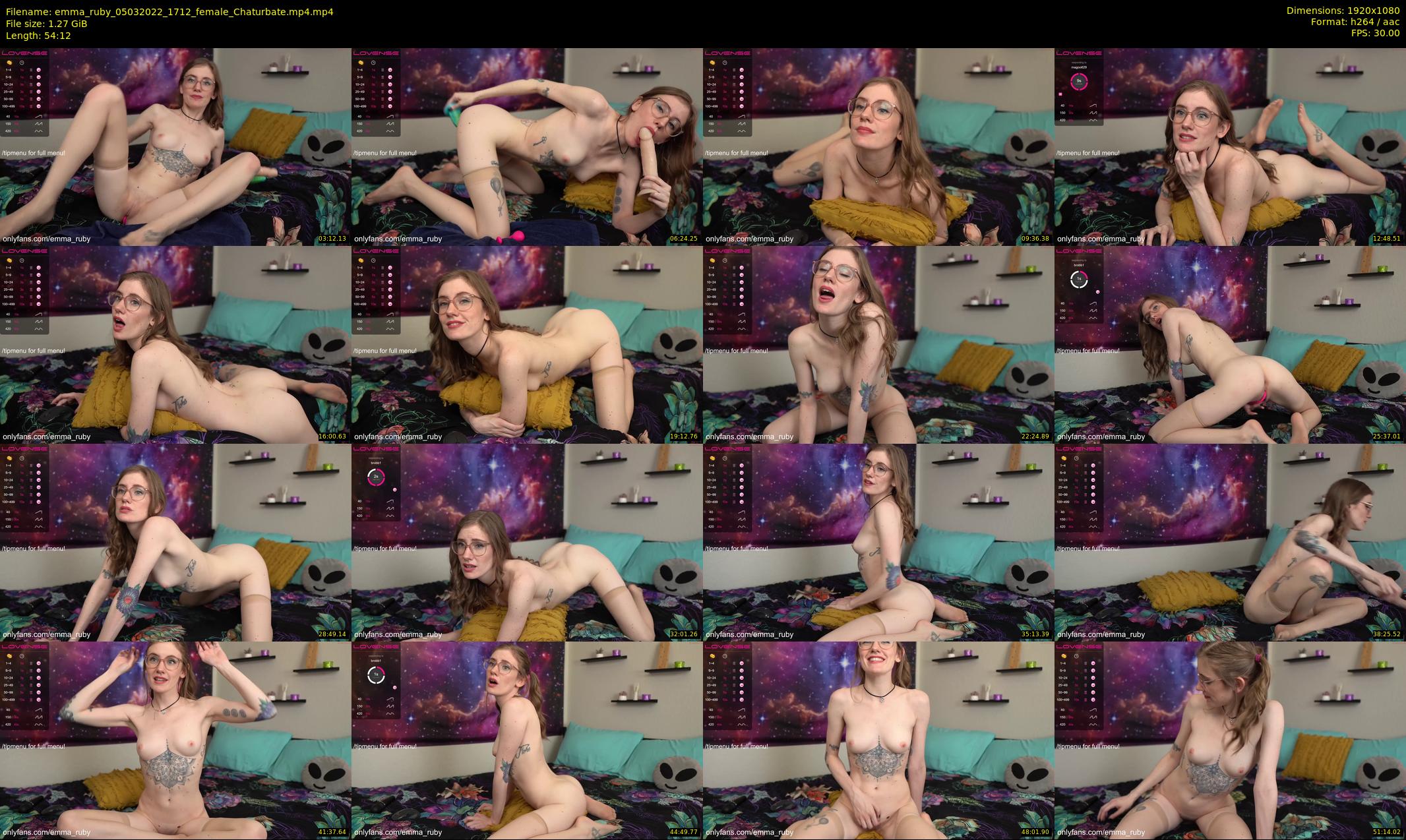 emma_ruby — 55 minute Chaturbate female cam show recording, 1080p, Mar 5, 2022