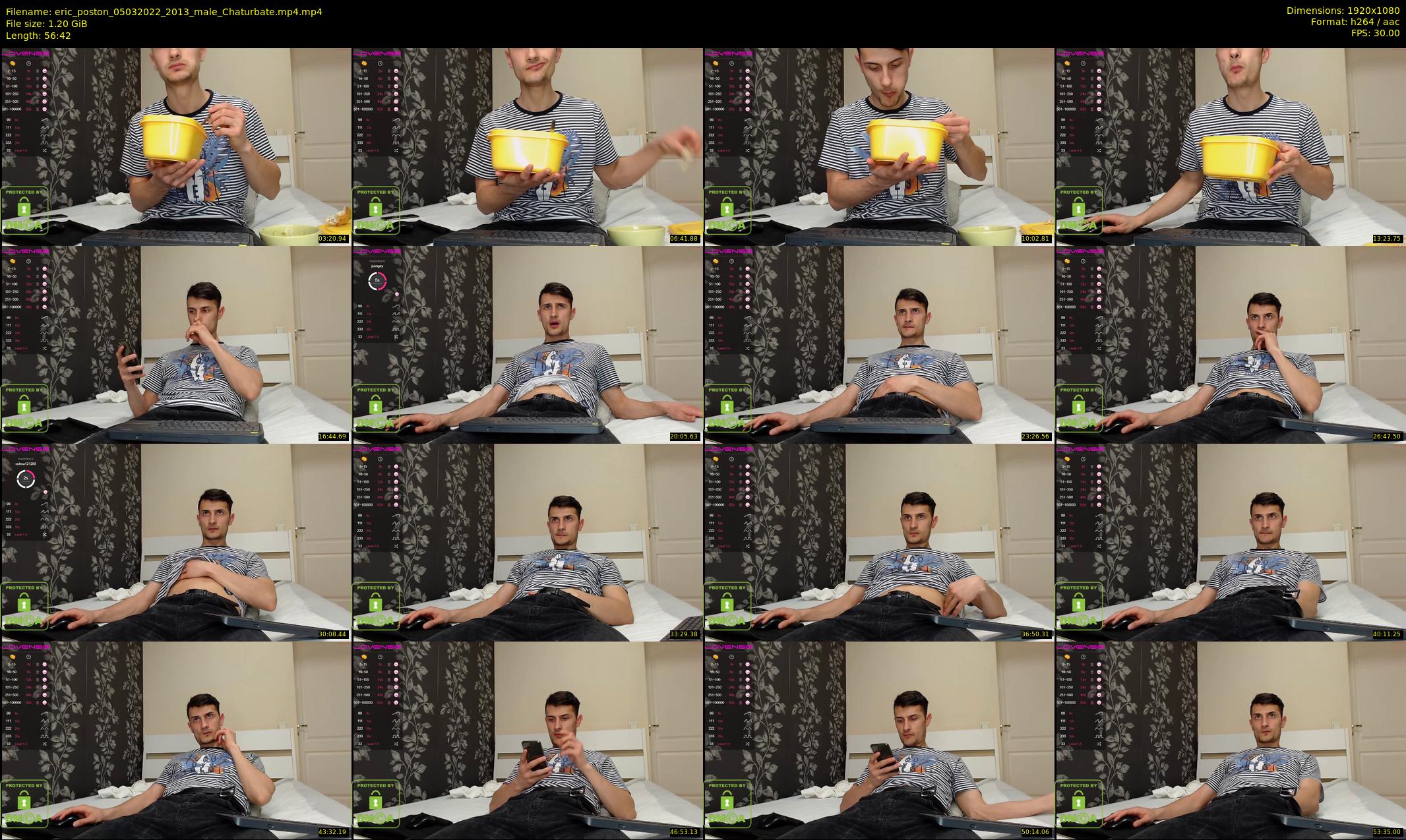 eric_poston — 57 minute Chaturbate male cam show recording, 1080p, Mar 5, 2022
