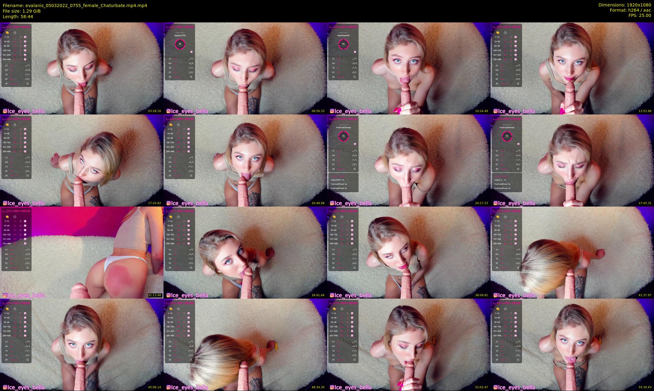 evalanis — 59 minute Chaturbate couple cam show recording, 1080p, Mar 5, 2022