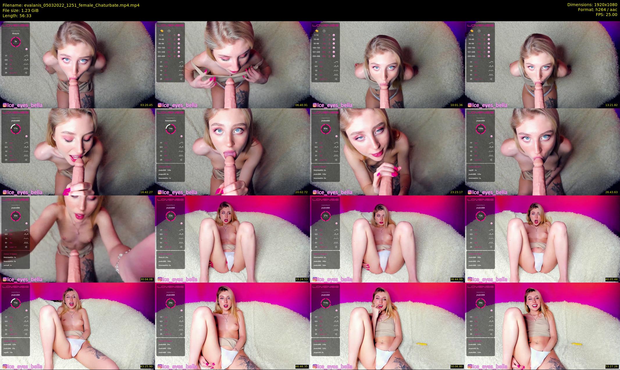 evalanis — 57 minute Chaturbate couple cam show recording, 1080p, Mar 5, 2022
