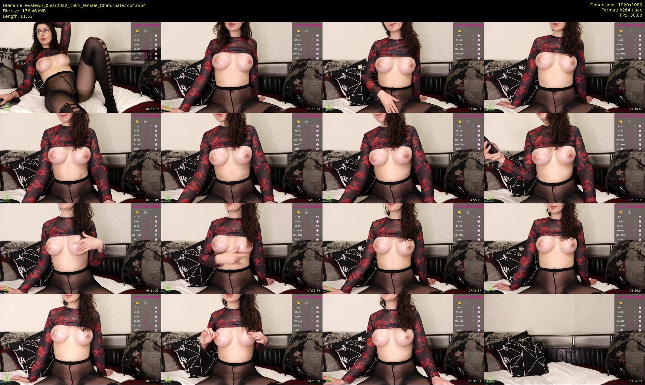 evalewis — 12 minute Chaturbate female cam show recording, 1080p, Mar 5, 2022