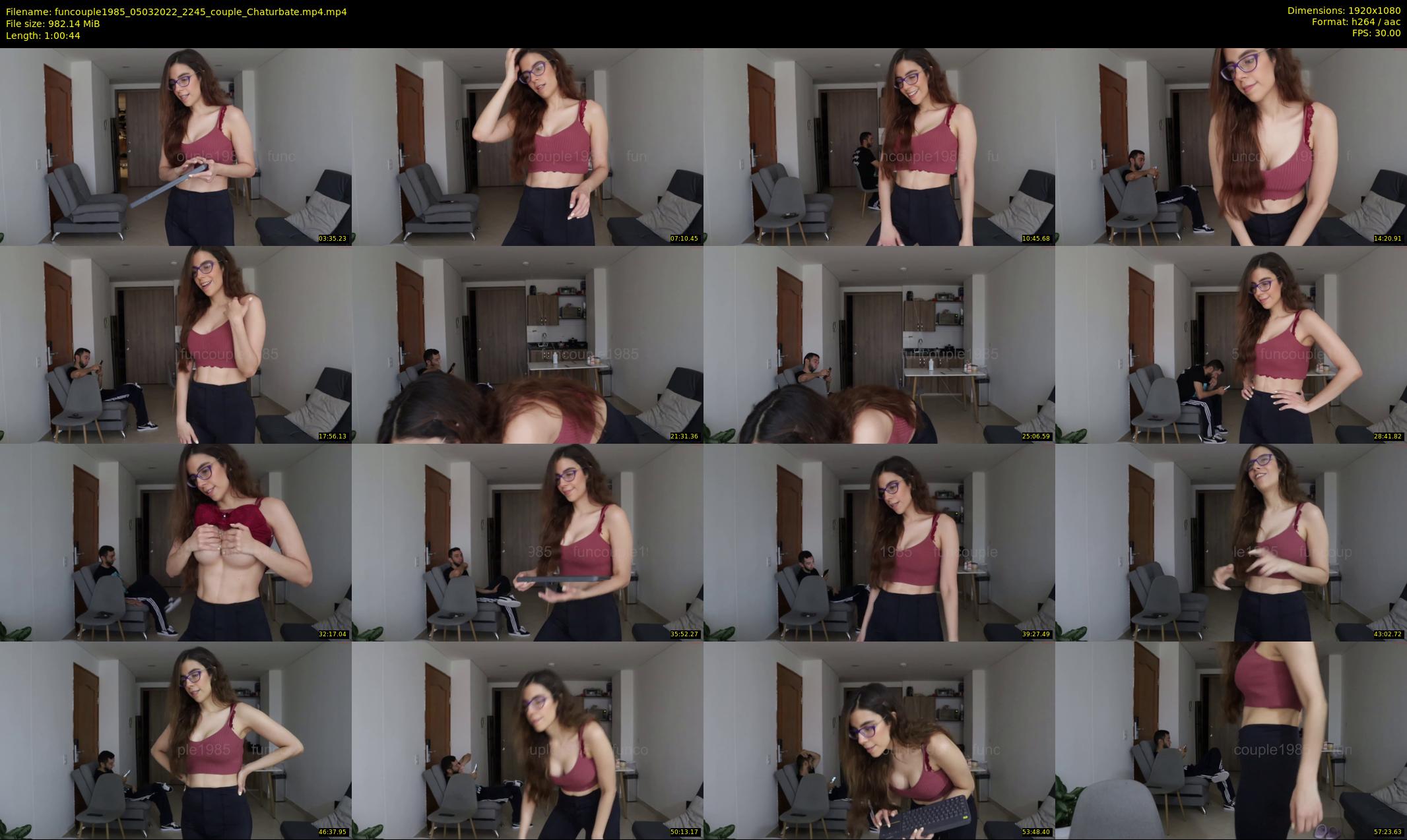 funcouple1985 — 61 minute Chaturbate couple cam show recording, 1080p, Mar 5, 2022