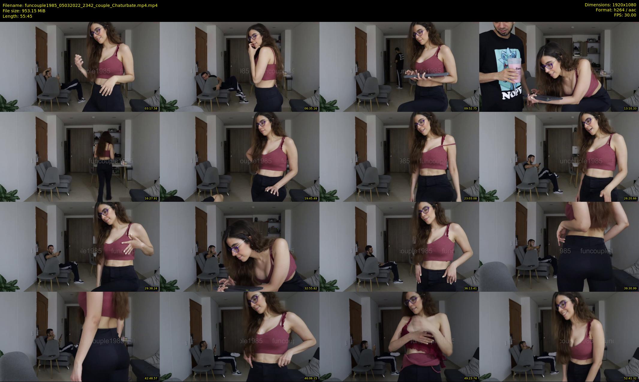 funcouple1985 — 56 minute Chaturbate couple cam show recording, 1080p, Mar 5, 2022