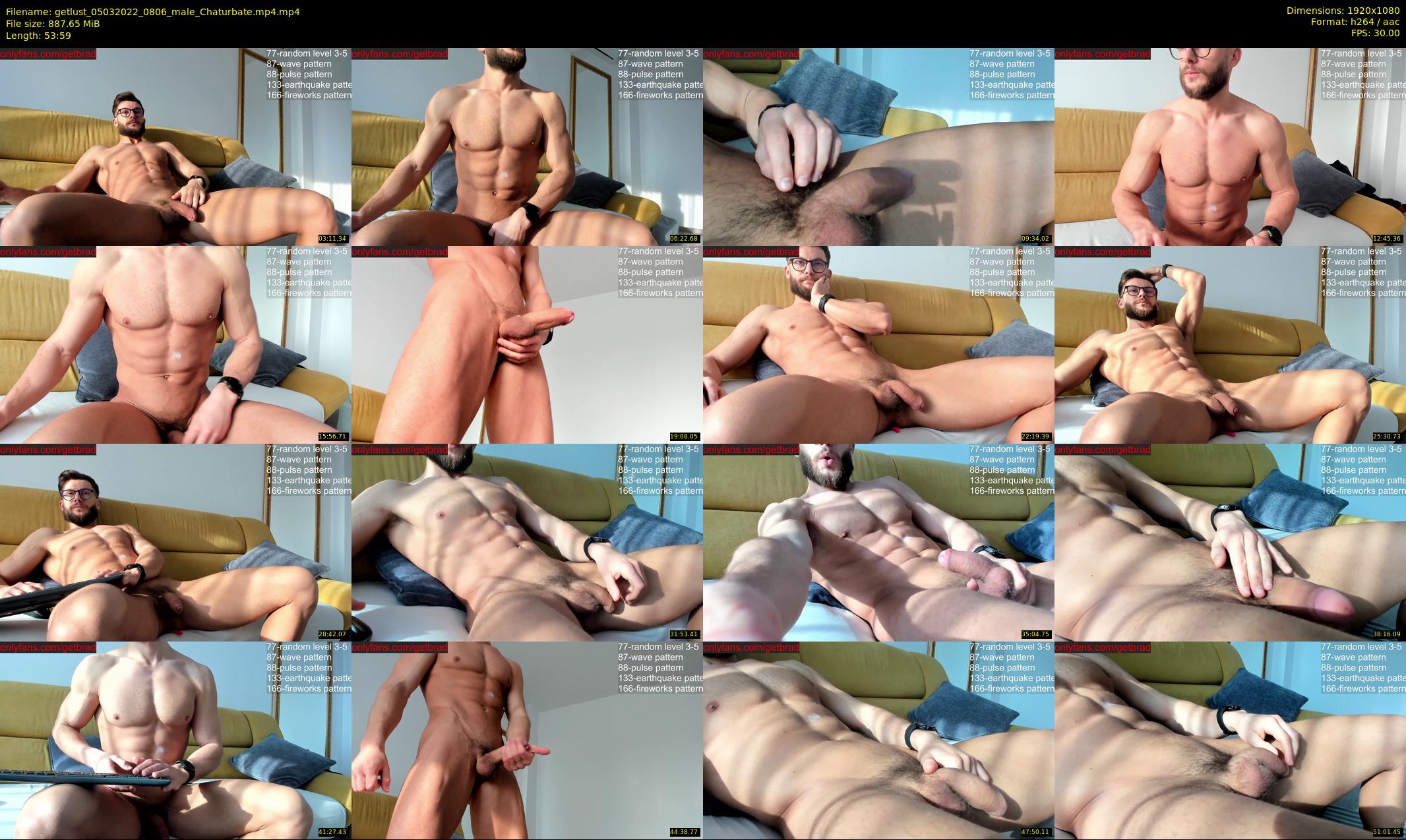 getlust — 54 minute Chaturbate male cam show recording, 1080p, Mar 5, 2022
