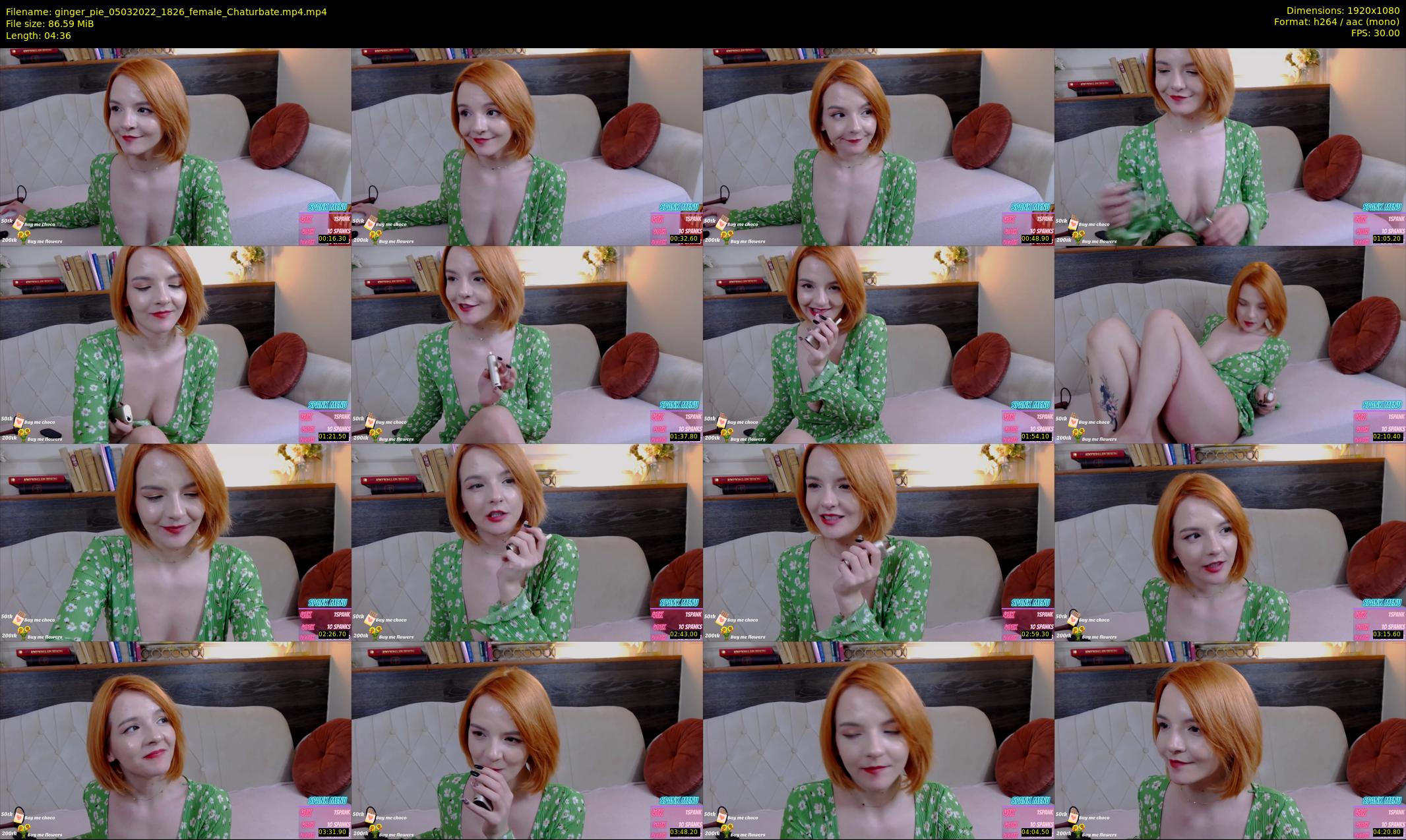 ginger_pie — 5 minute Chaturbate female cam show recording, 1080p, Mar 5, 2022