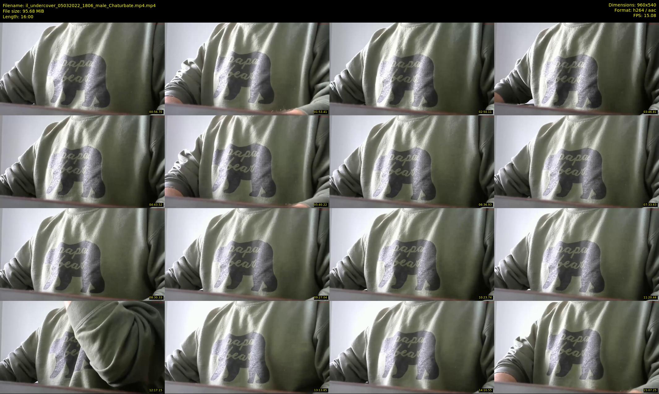 il_undercover — 16 minute Chaturbate male cam show recording, 480p, Mar 5, 2022
