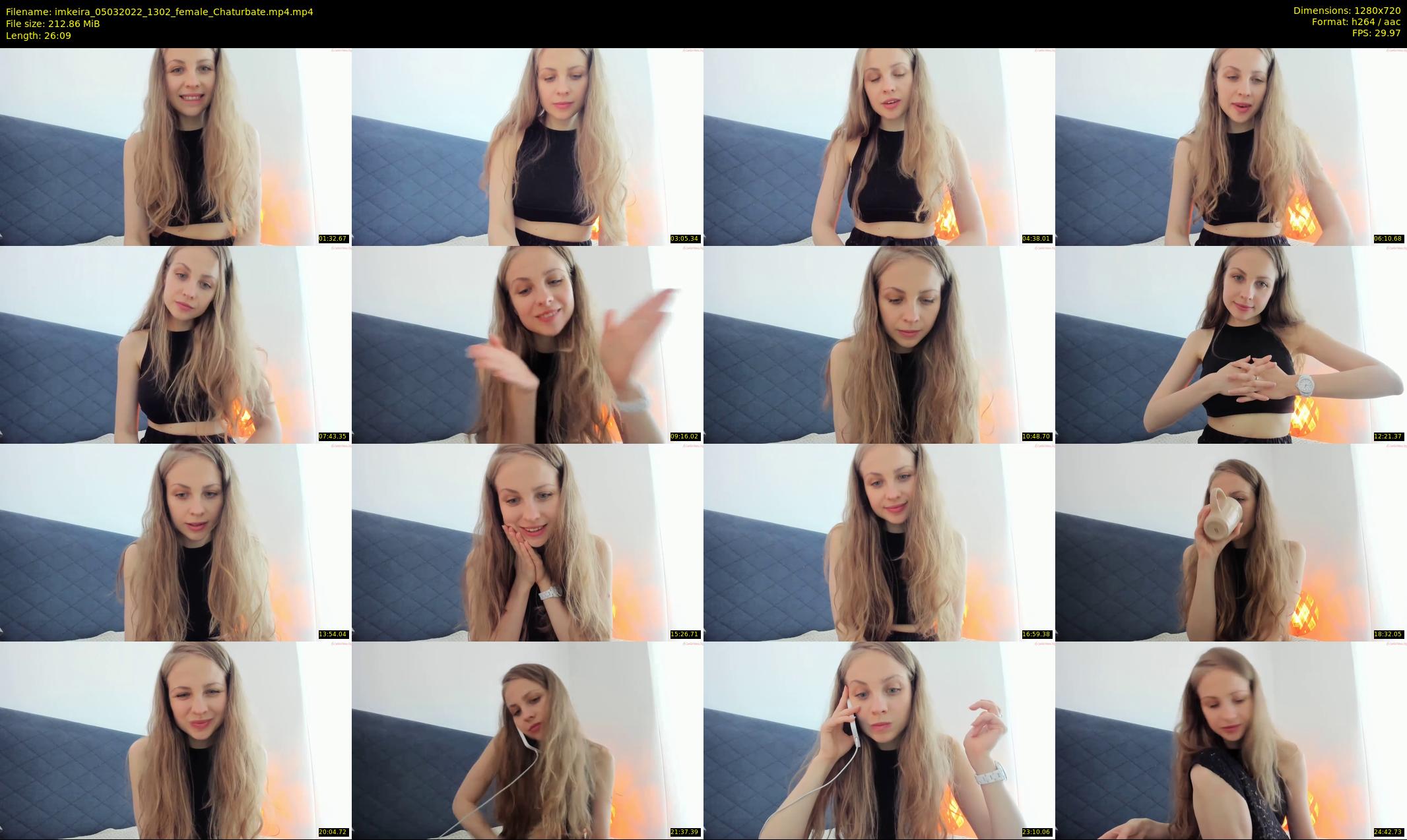 imkeira — 27 minute Chaturbate female cam show recording, 720p, Mar 5, 2022