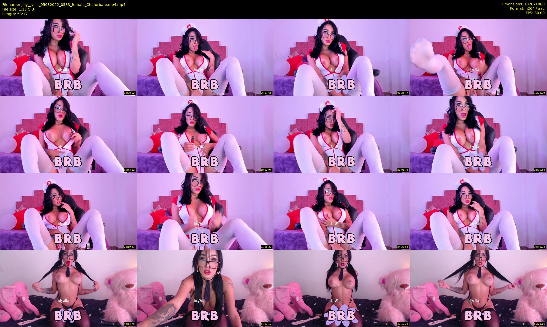 july__villa — 54 minute Chaturbate female cam show recording, 1080p, Mar 5, 2022