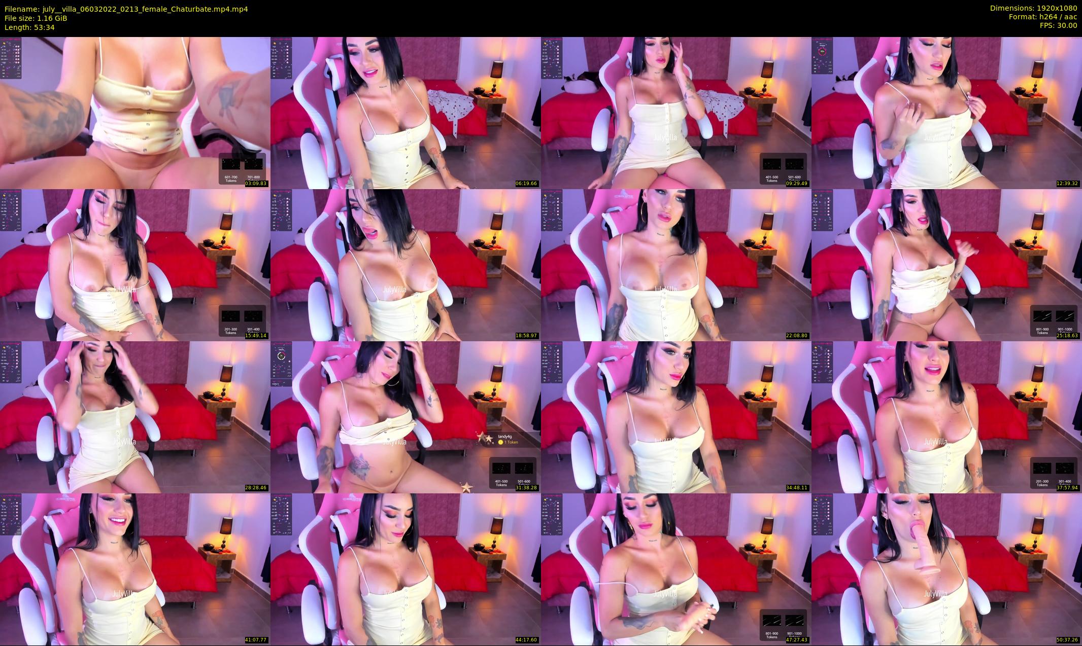 july__villa — 54 minute Chaturbate female cam show recording, 1080p, Mar 6, 2022