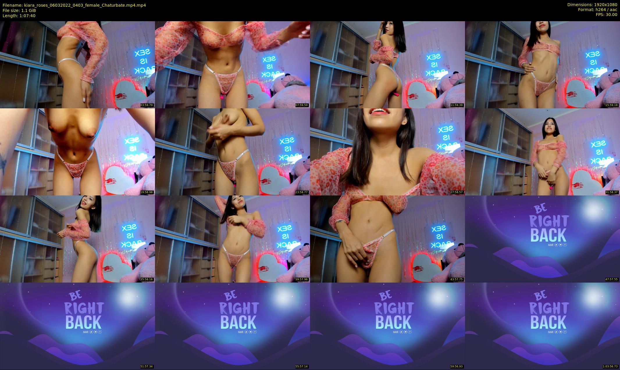 kiara_roses — 68 minute Chaturbate female cam show recording, 1080p, Mar 6, 2022
