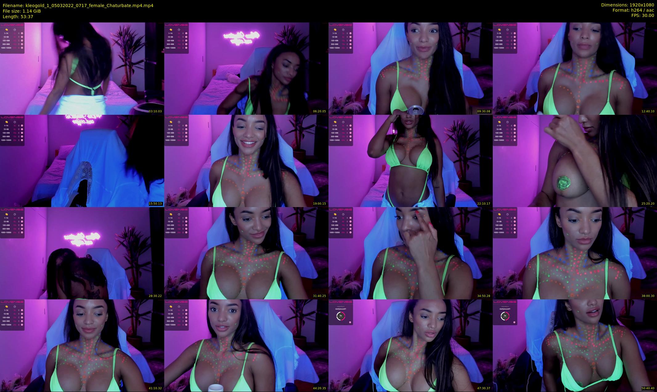 kleogold_1 — 54 minute Chaturbate female cam show recording, 1080p, Mar 5, 2022