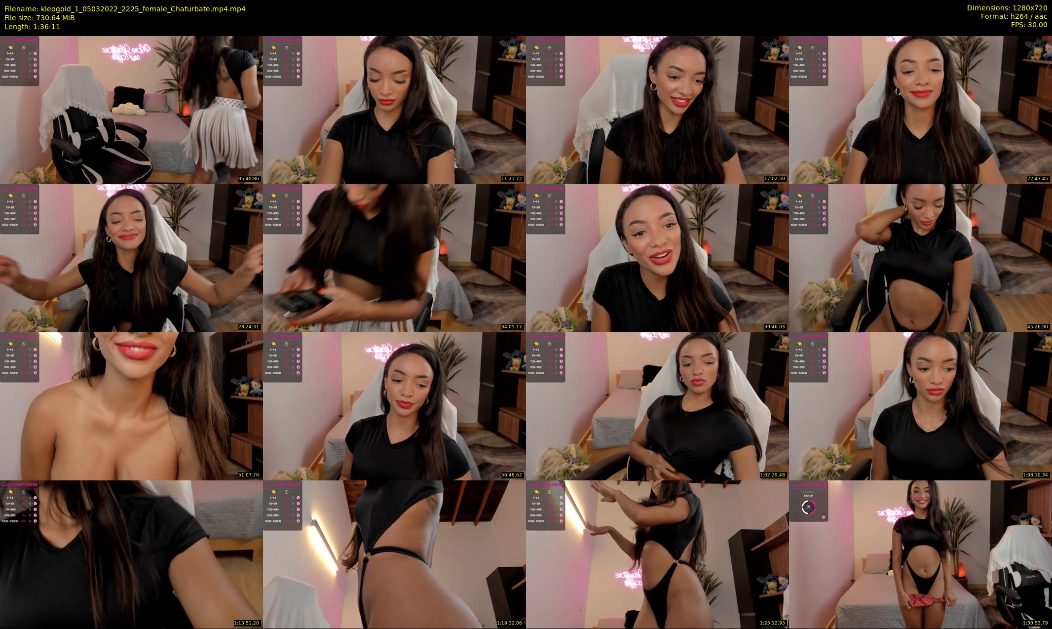 kleogold_1 — 97 minute Chaturbate female cam show recording, 720p, Mar 5, 2022