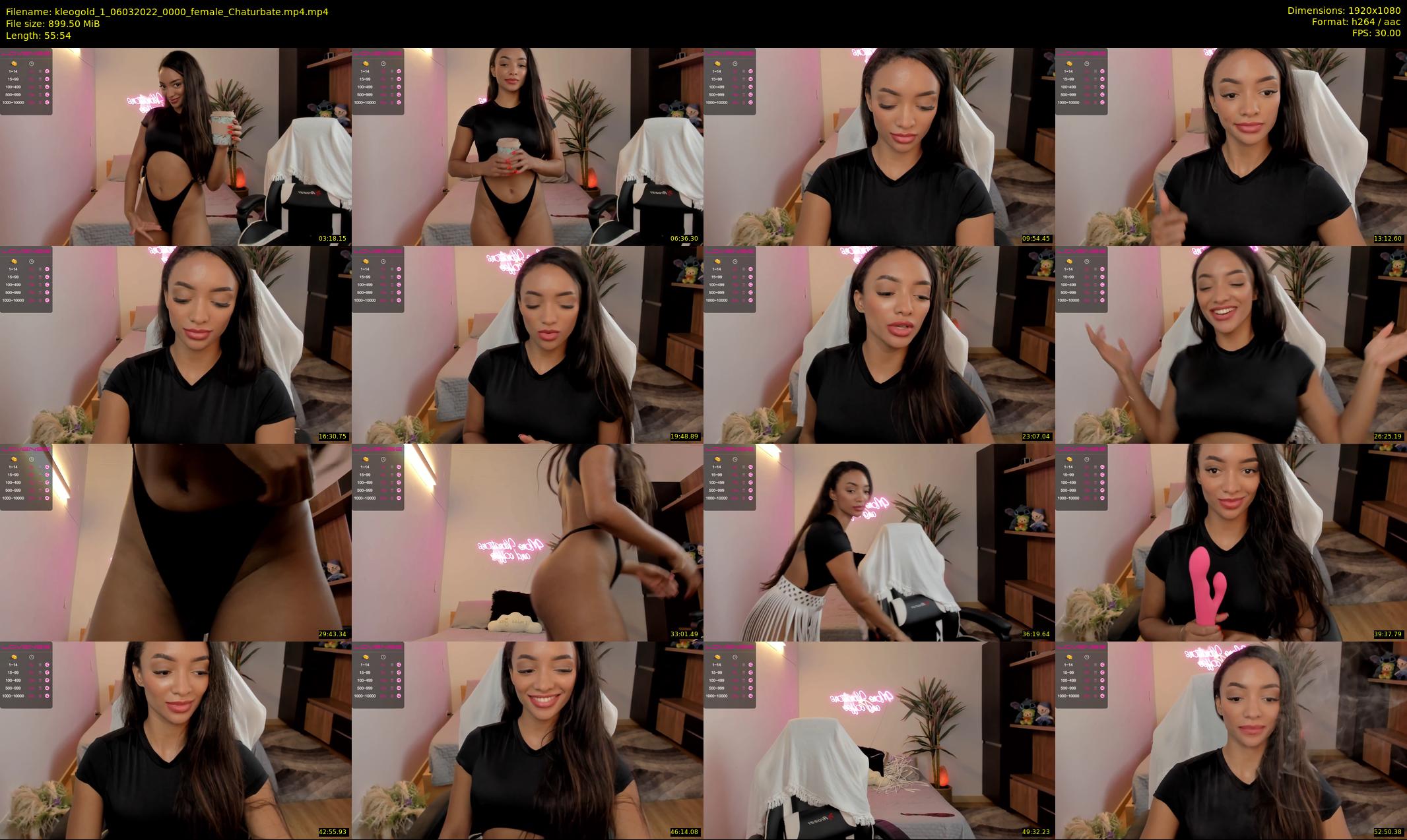 kleogold_1 — 56 minute Chaturbate female cam show recording, 1080p, Mar 6, 2022