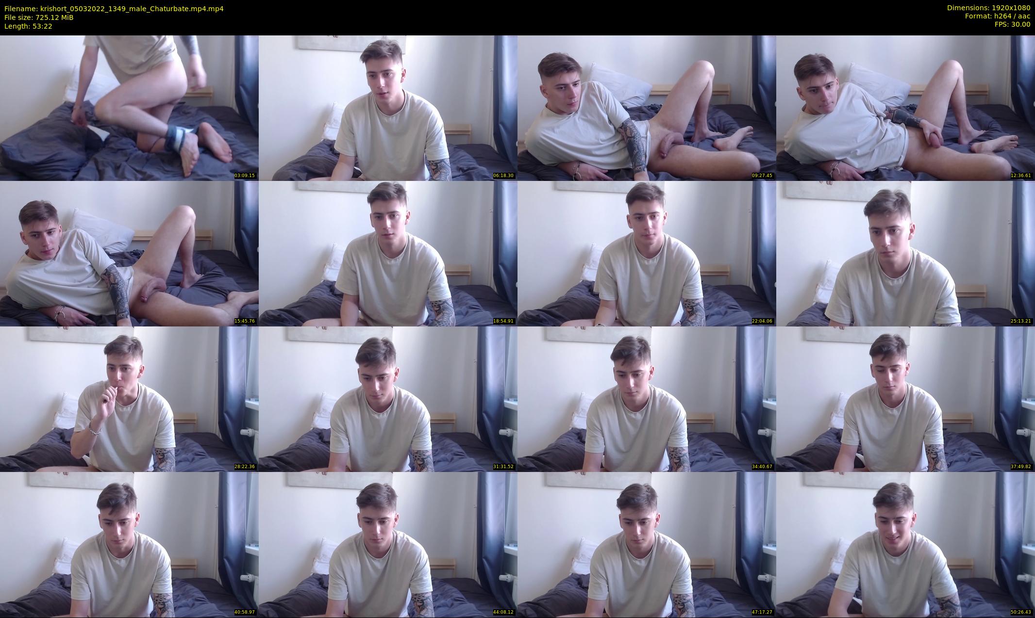 krishort — 54 minute Chaturbate male cam show recording, 1080p, Mar 5, 2022