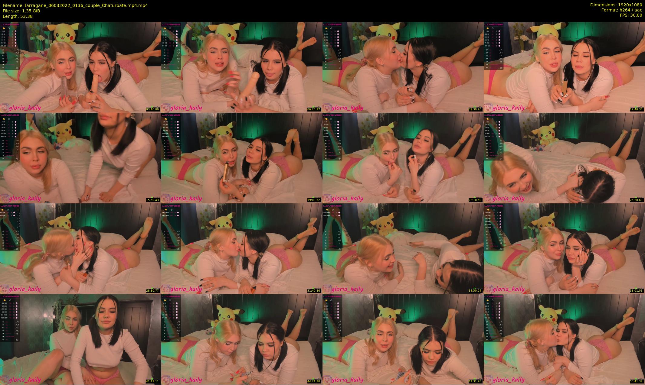 larragane — 54 minute Chaturbate couple cam show recording, 1080p, Mar 6, 2022