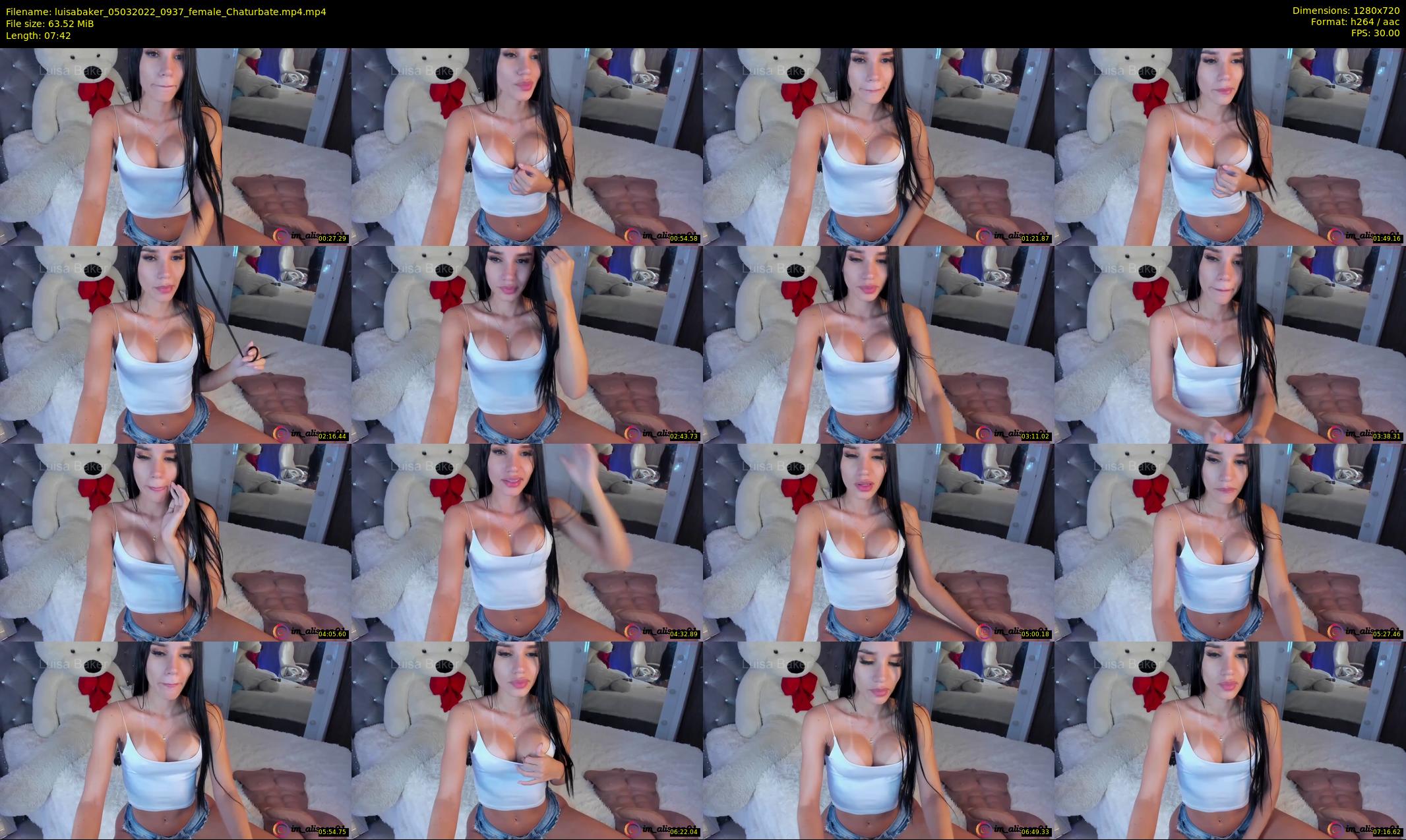 luisabaker — 8 minute Chaturbate female cam show recording, 720p, Mar 5, 2022