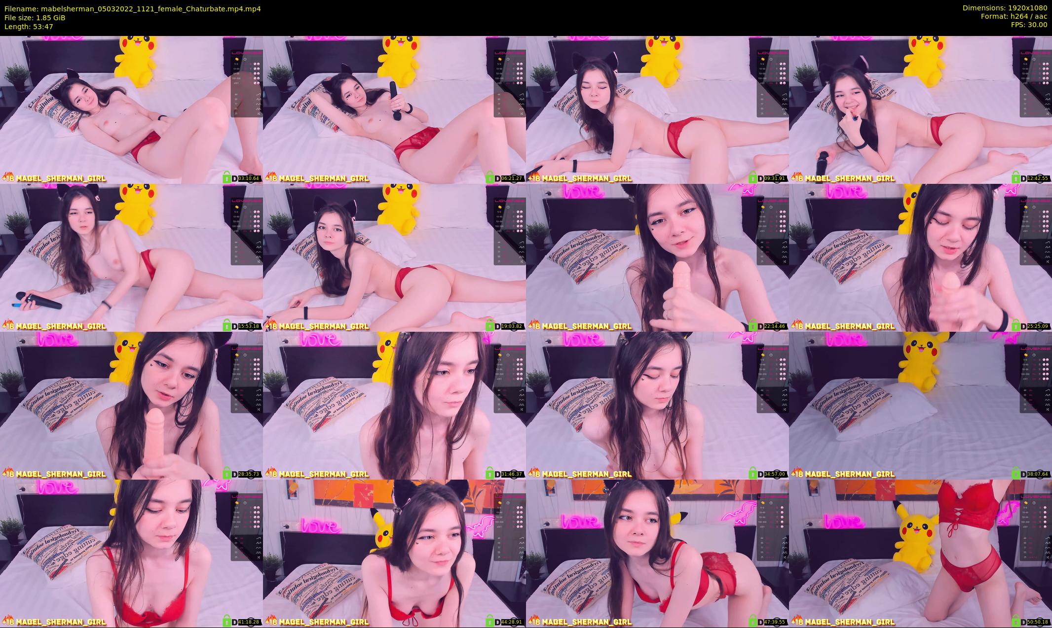 mabelsherman — 54 minute Chaturbate couple cam show recording, 1080p, Mar 5, 2022